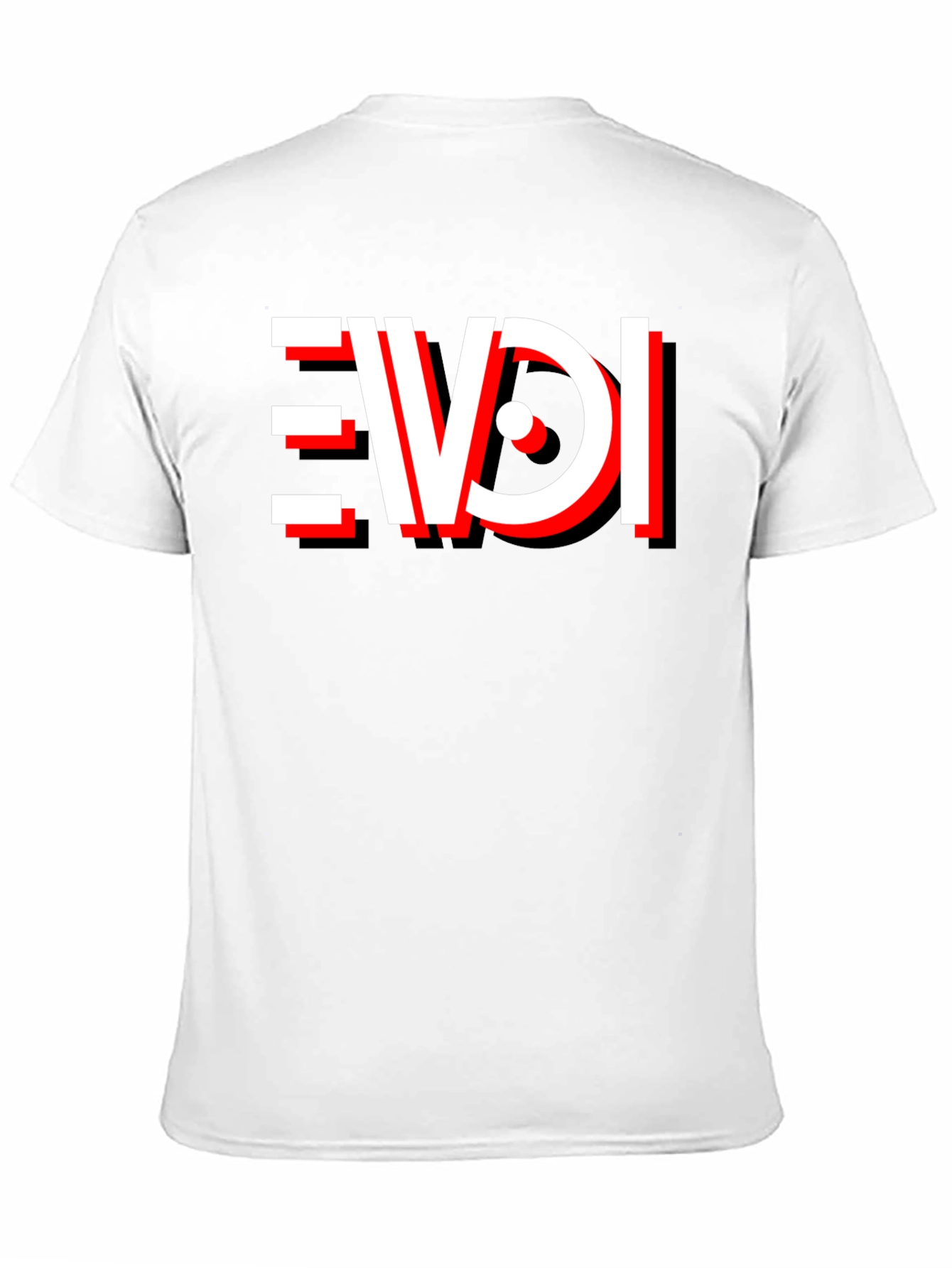 Black EVDI T-Shirt - Bold Graphic Tee view 11