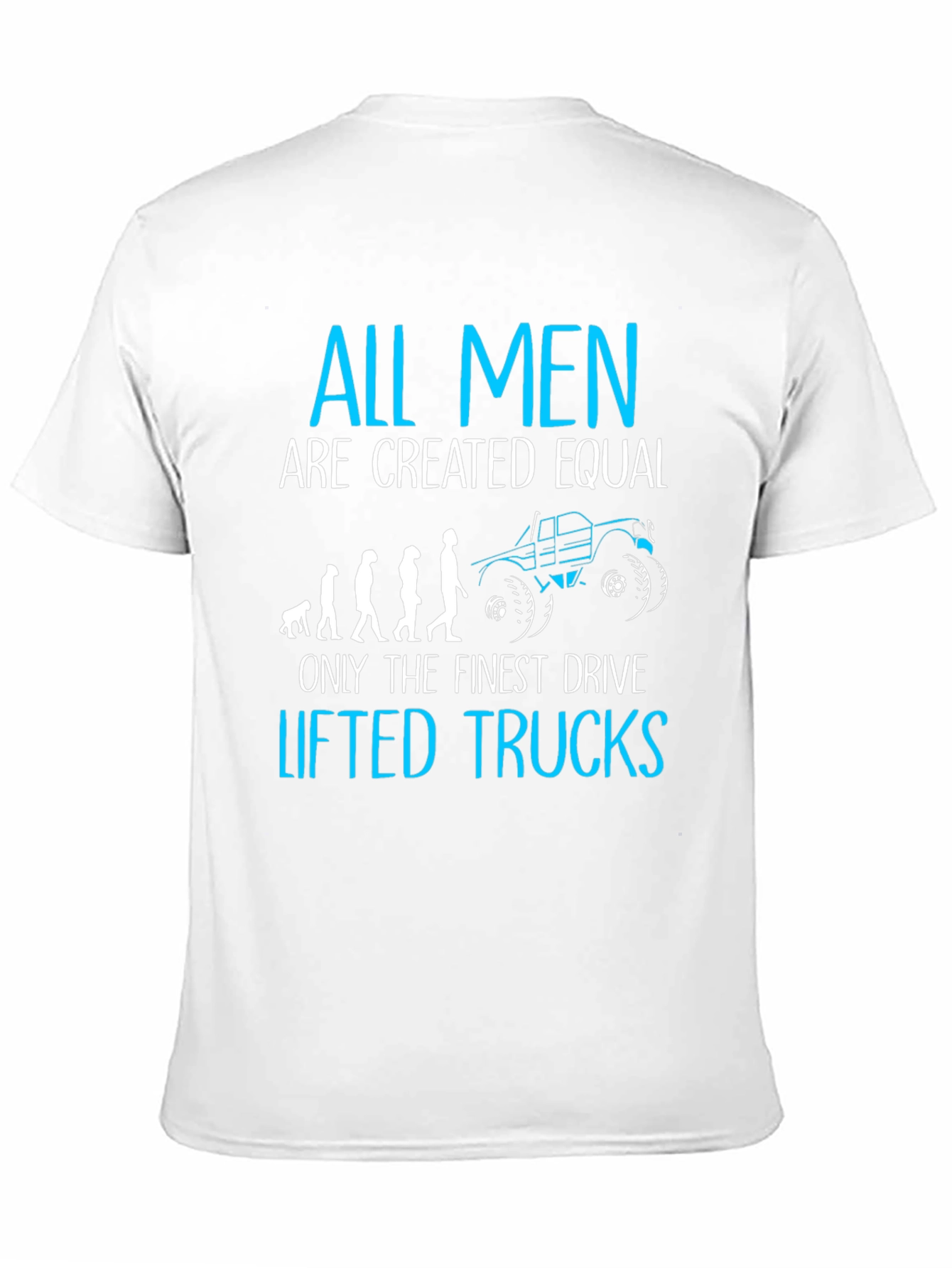 Black Men's 'Lifted Trucks' Graphic T-Shirt view 11