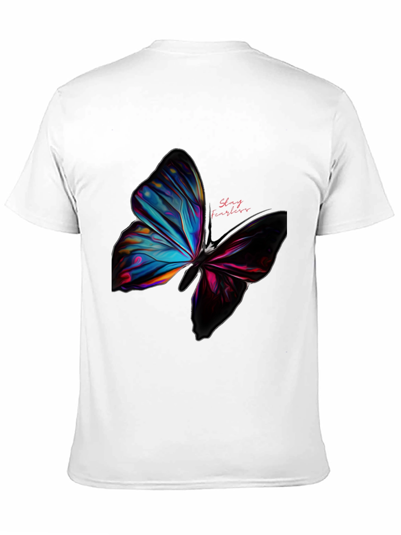 Black Butterfly Graphic Tee - Stay Fearless Design view 11