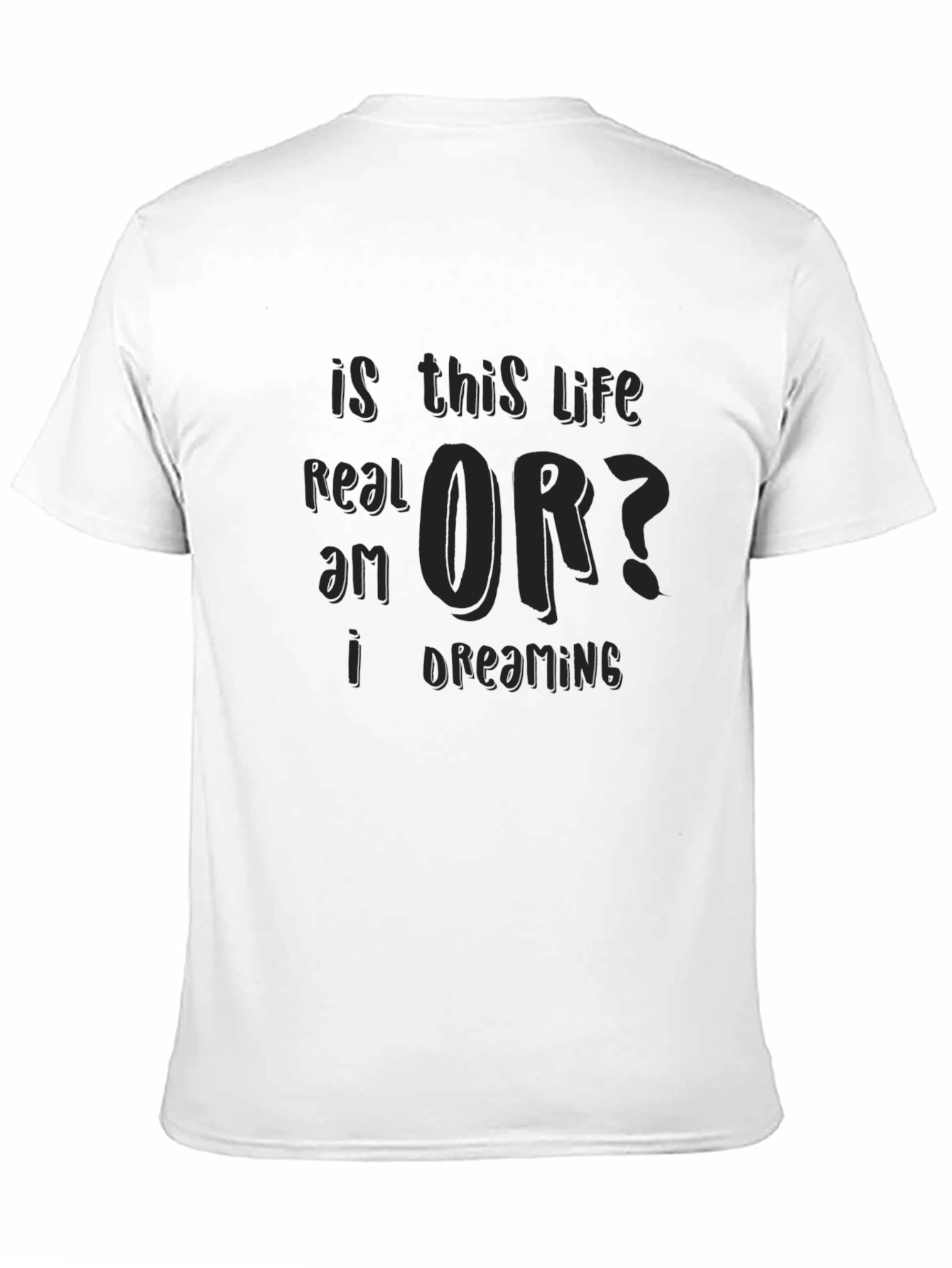 Black Is This Life Real? Graphic Print Tee view 11