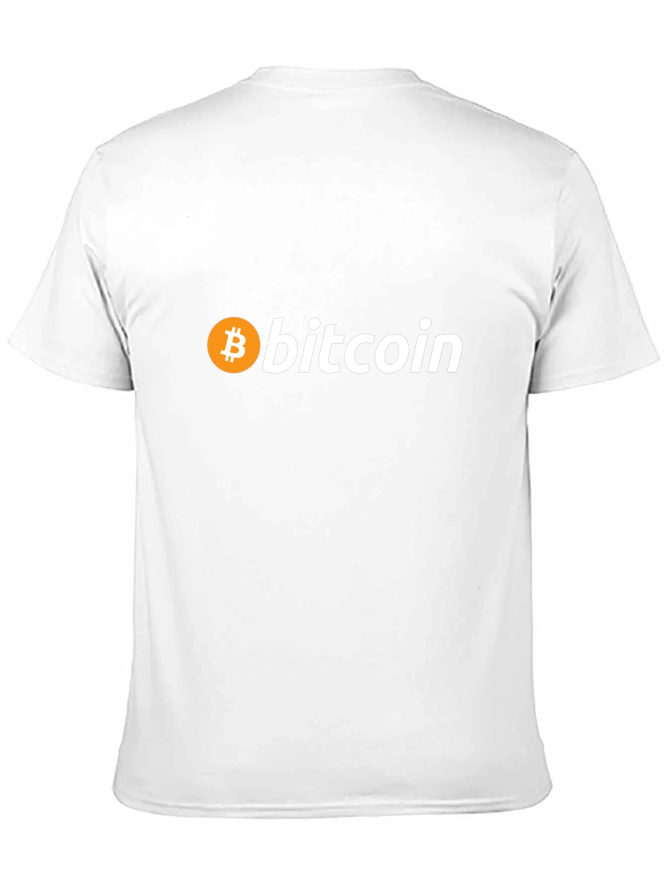 Black Bitcoin Logo Black T-Shirt Crypto Currency Tee view 11
