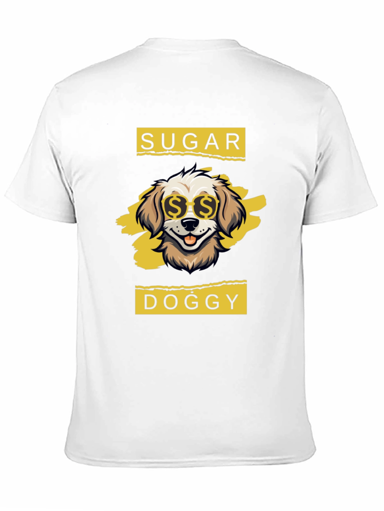 Black Sugar Doggy T-Shirt - Cool Canine Design view 11