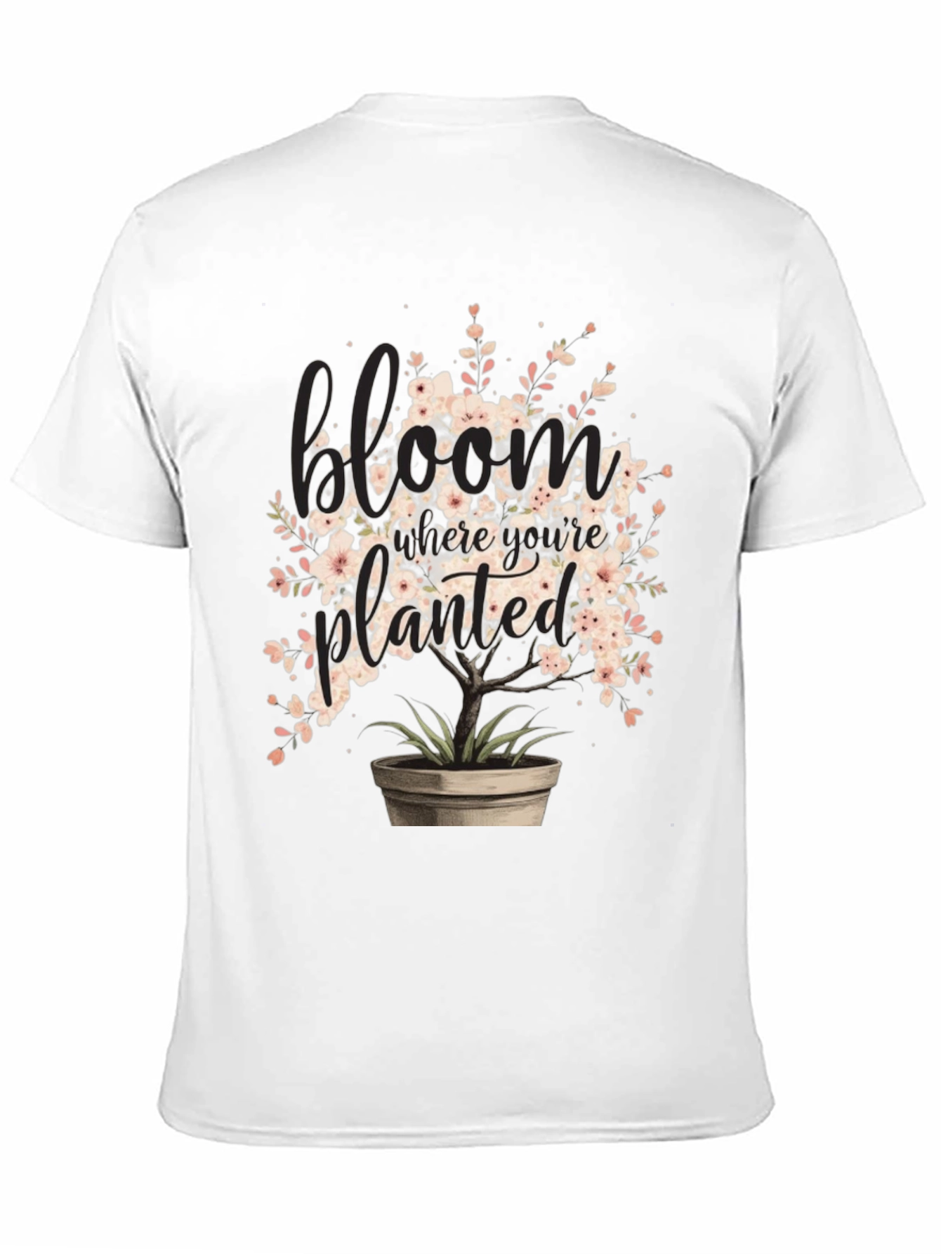 Black Bloom Where You're Planted Graphic Tee view 11