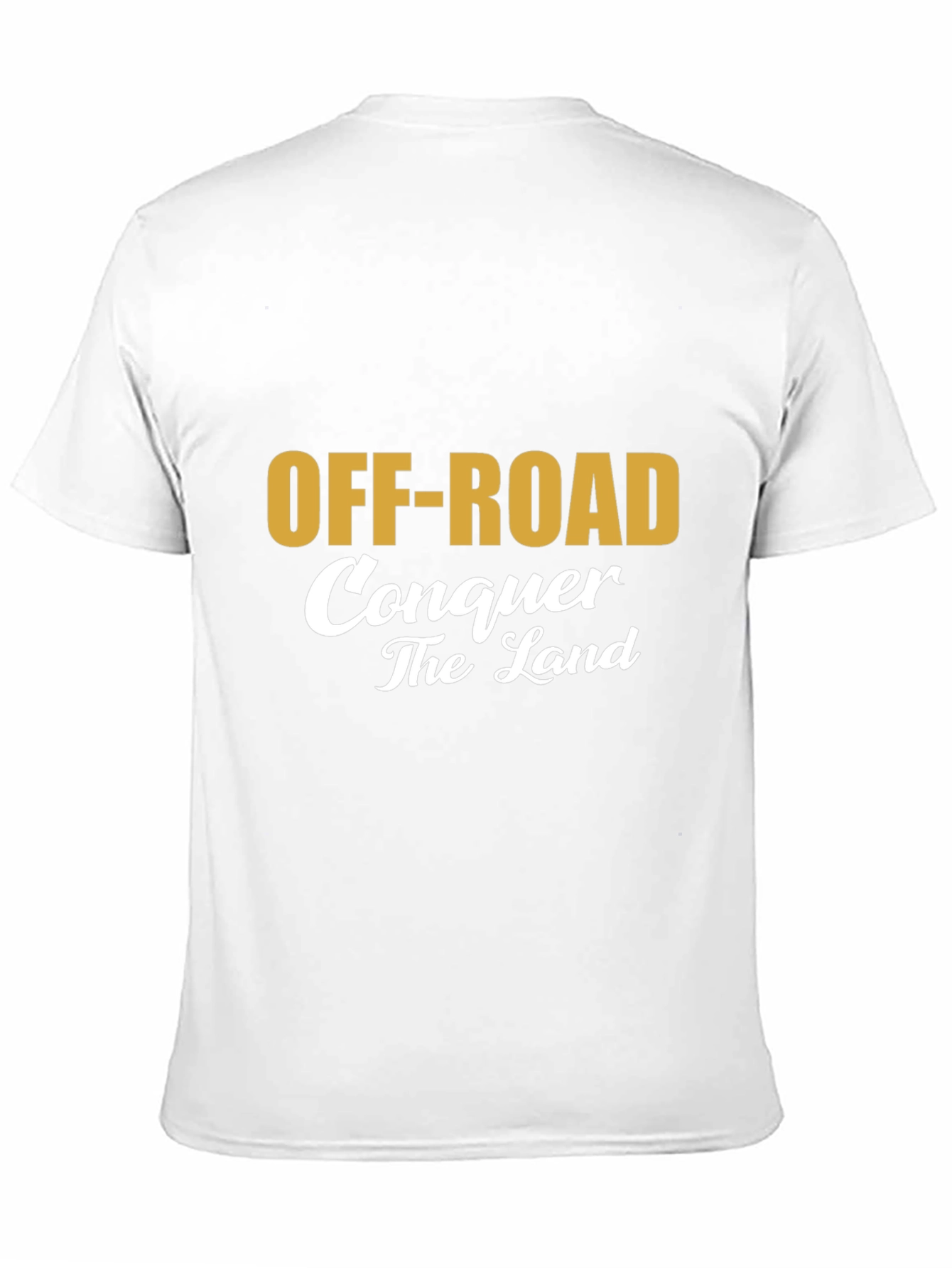 Black Off-Road Conquer the Land Black T-Shirt view 11