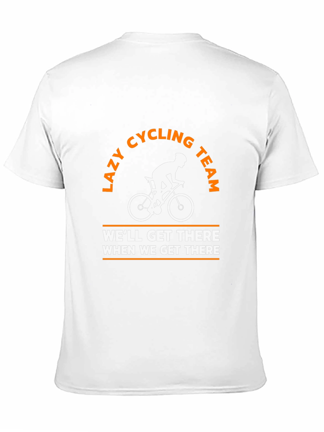 Black Lazy Cycling Team T-Shirt - Funny Cyclist Tee view 11