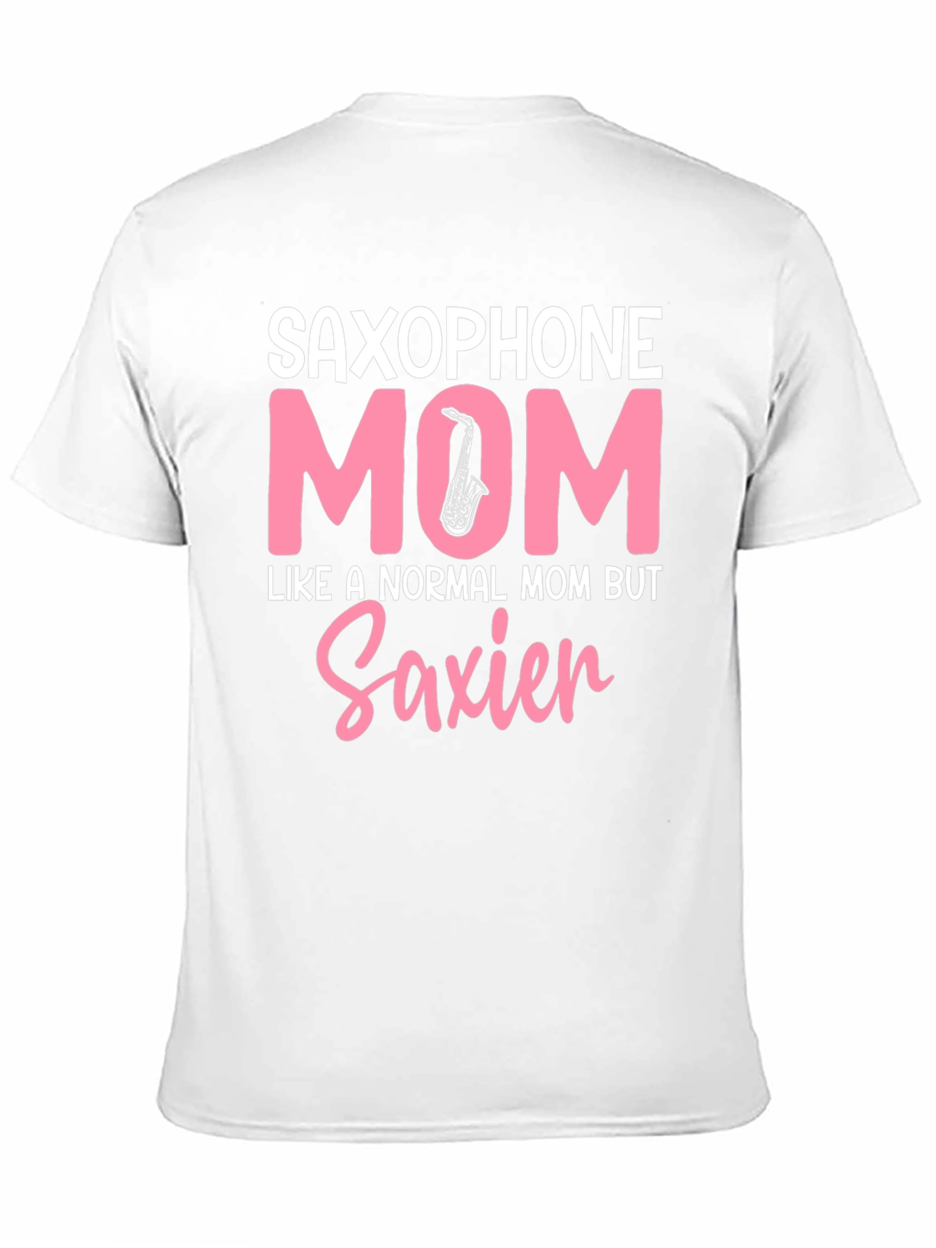 Black Saxophone Mom T-Shirt - Unique Gift for Musician Mothers view 11