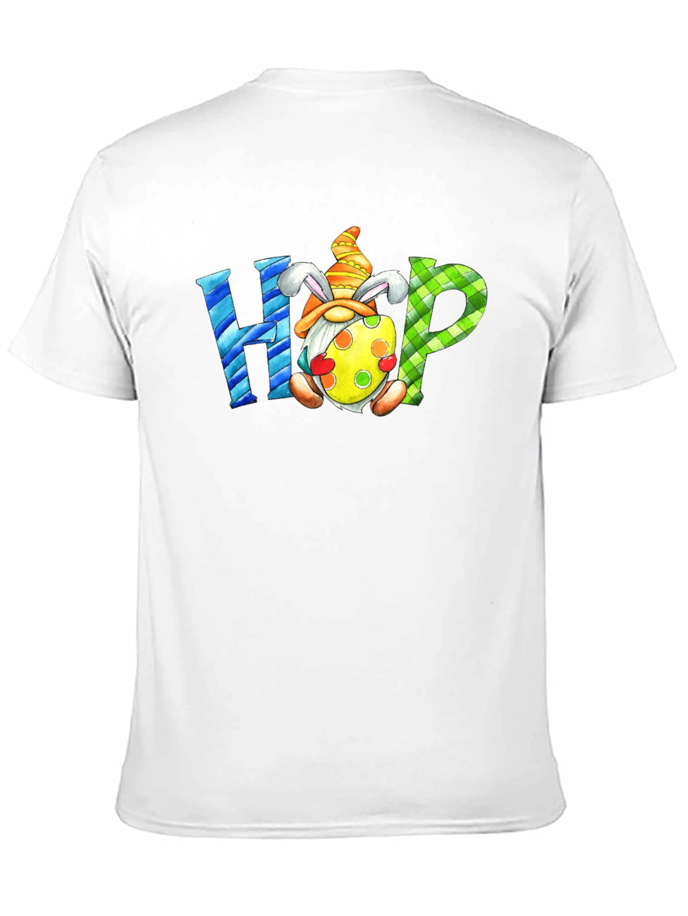 Black Easter Gnome HOP T-Shirt view 11