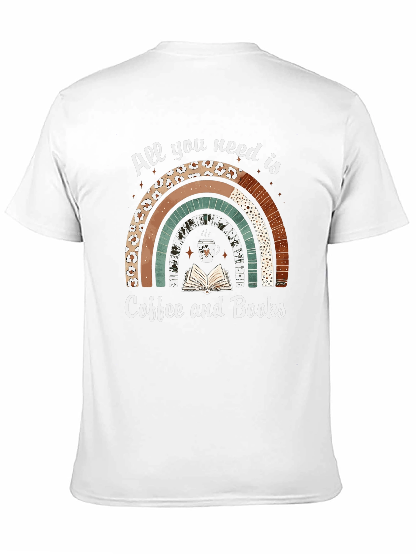 Black Coffee and Books T-Shirt - All You Need Is view 11