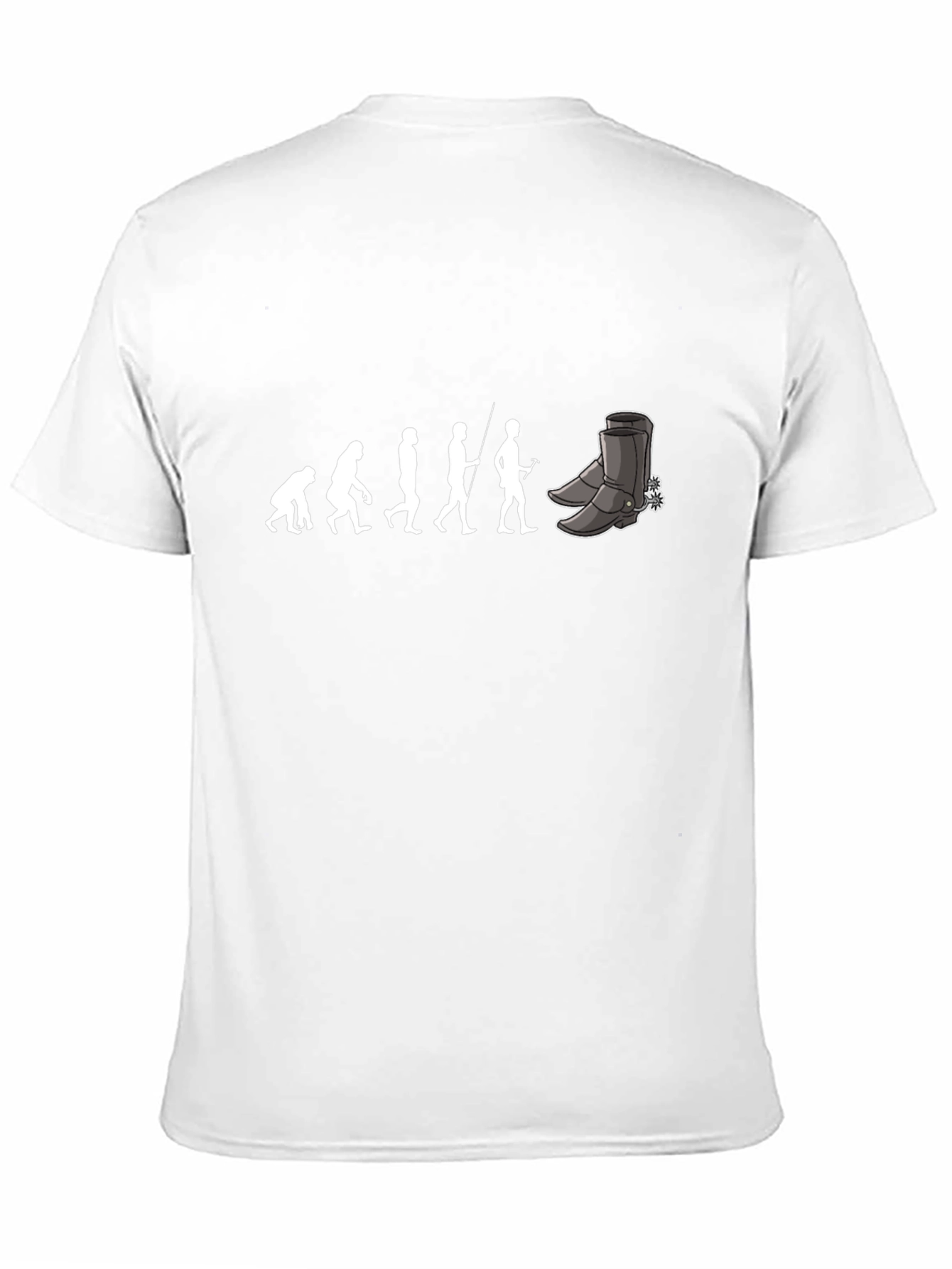 Black Evolution Cowboy Boots Graphic Tee - Black view 11