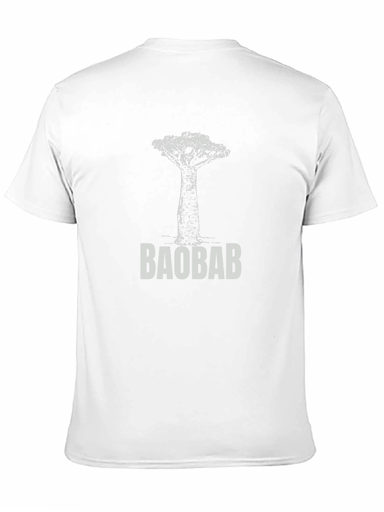 Black Baobab Tree Graphic T-Shirt - Men's Black Tee view 11