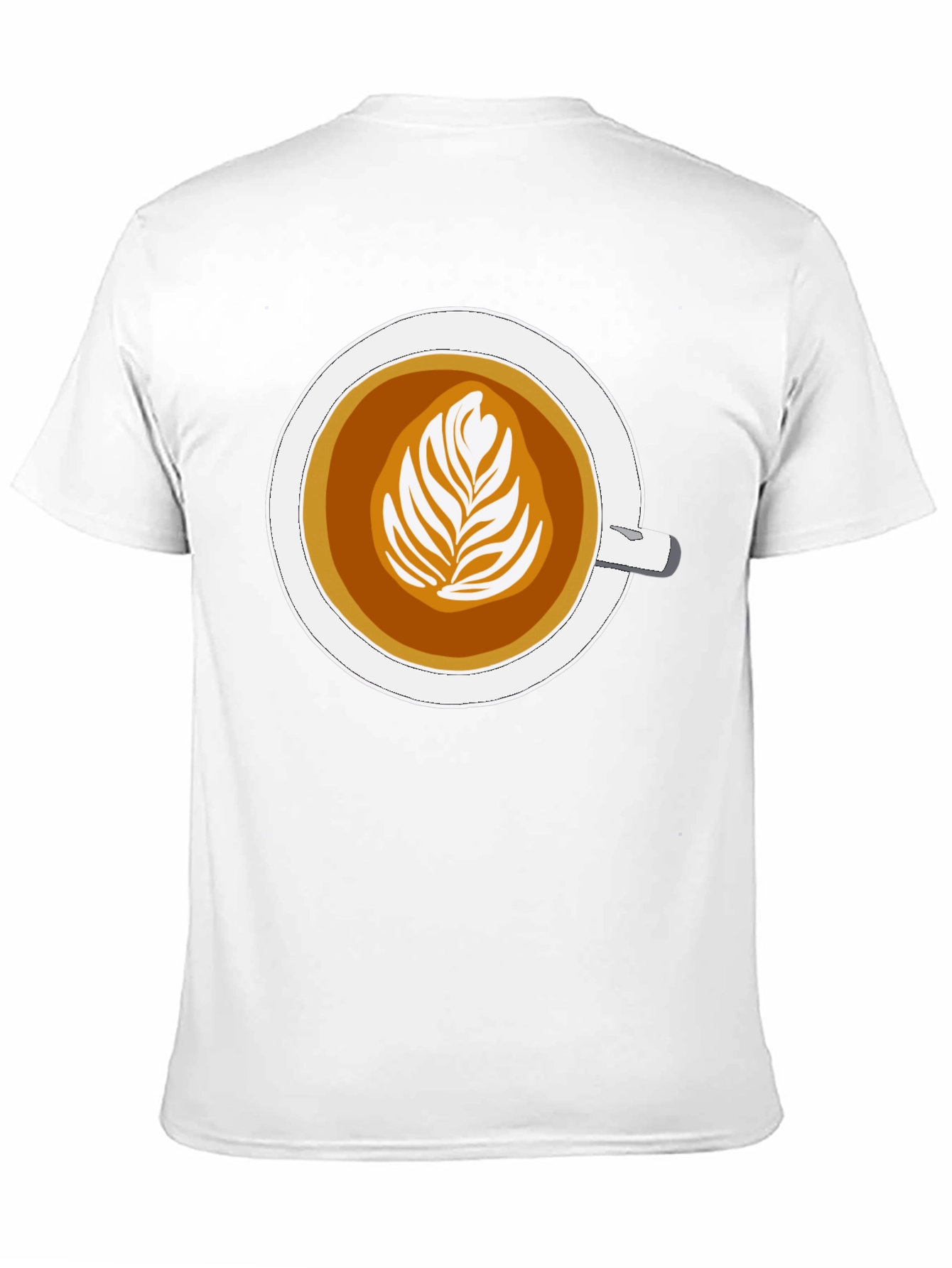 Black Latte Art Graphic Tee - Coffee Lover's Style view 11