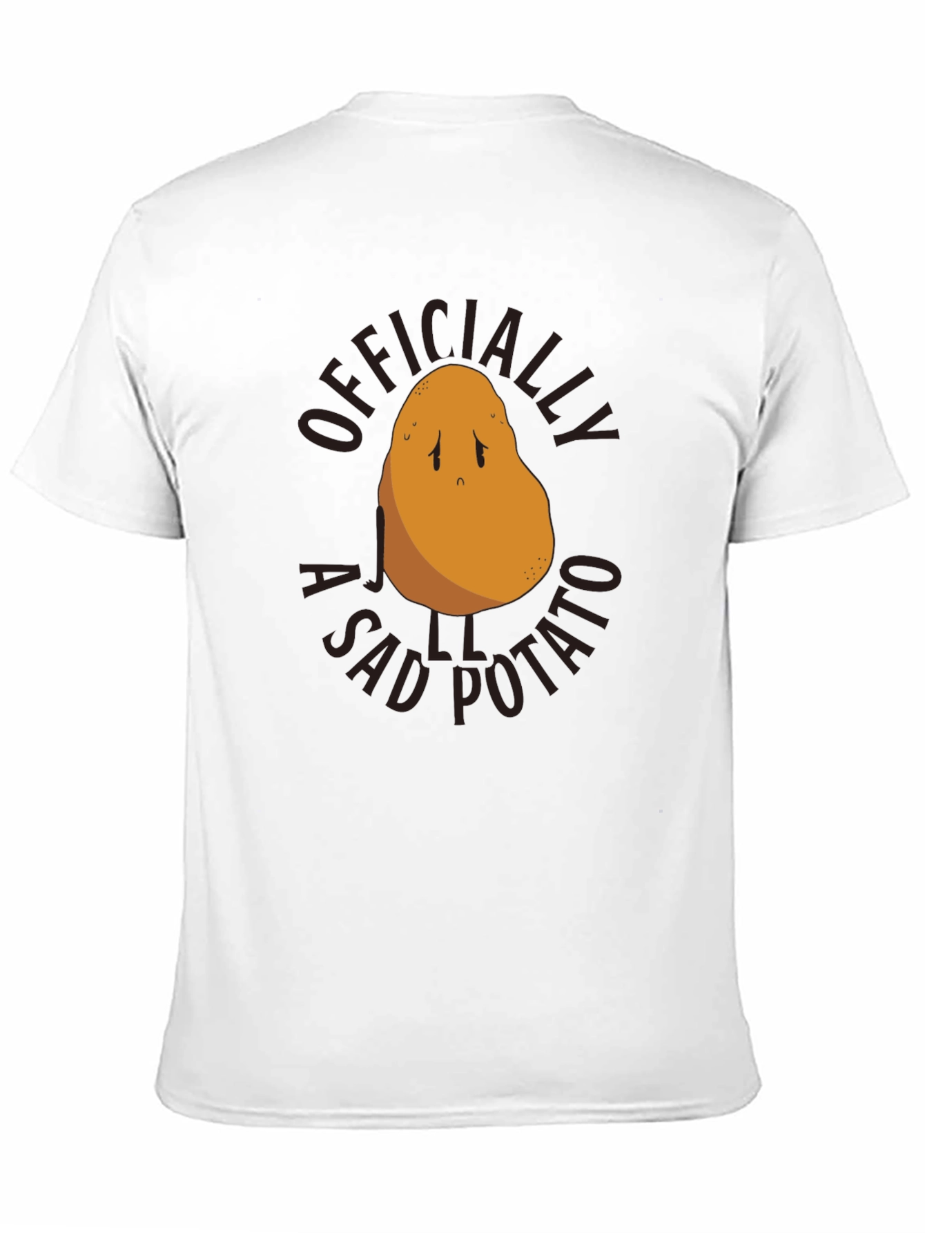 Black Officially a Sad Potato T-Shirt view 11
