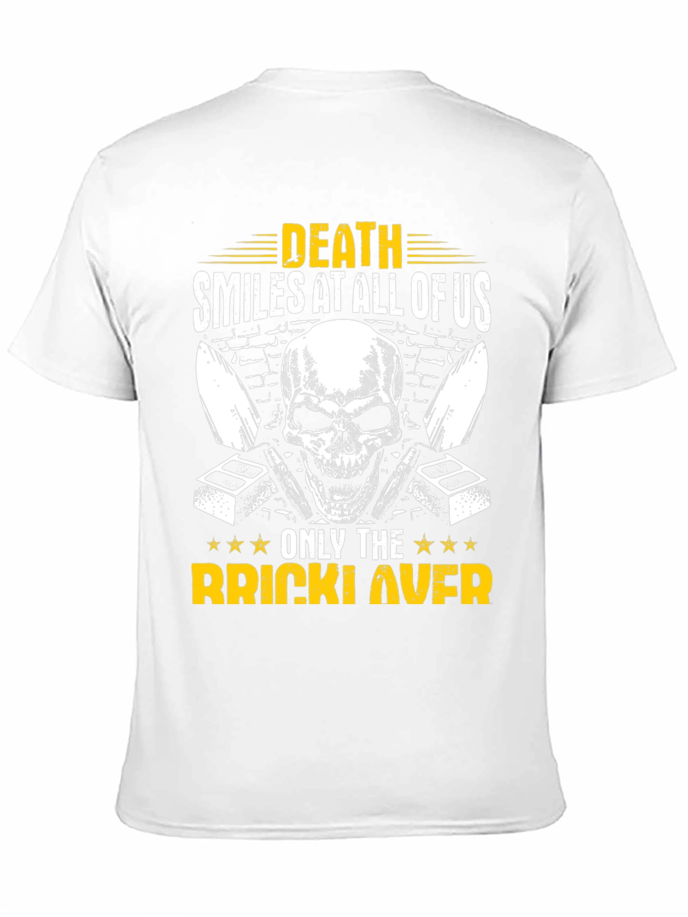 Black Death Smiles Brick Layer T-Shirt view 11