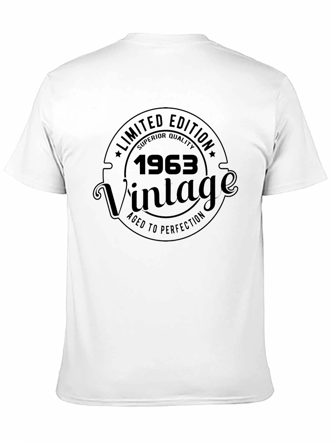 Black Vintage 1963 Limited Edition T-Shirt view 11