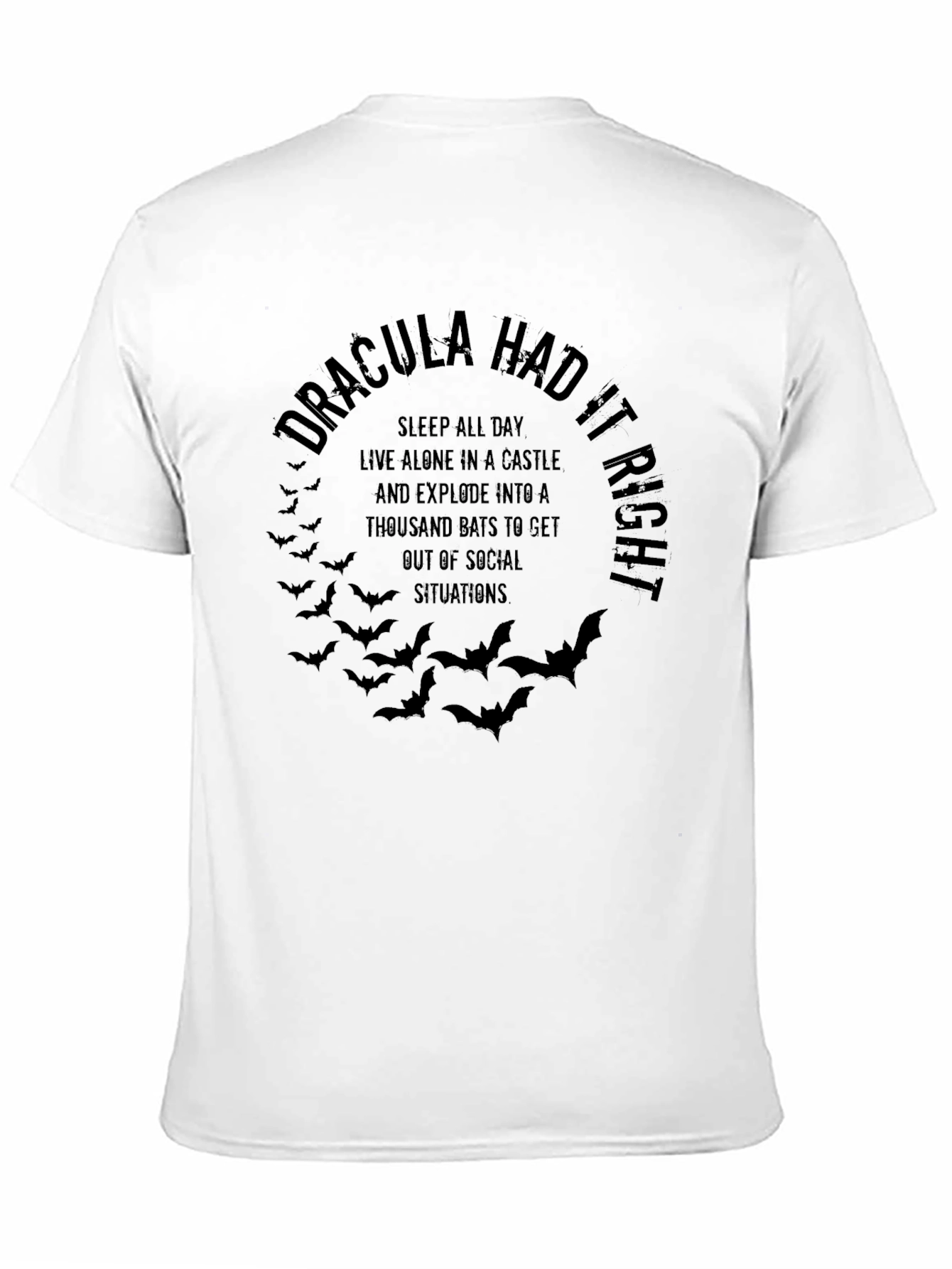 Black Dracula Had It Right Graphic T-Shirt view 11