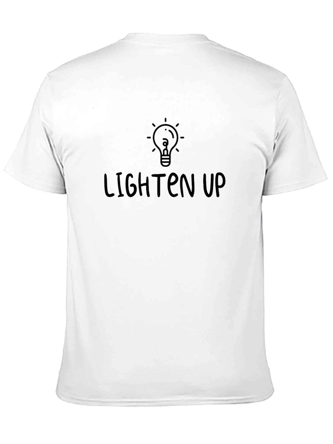 Black Lighten Up Black Graphic Tee view 11