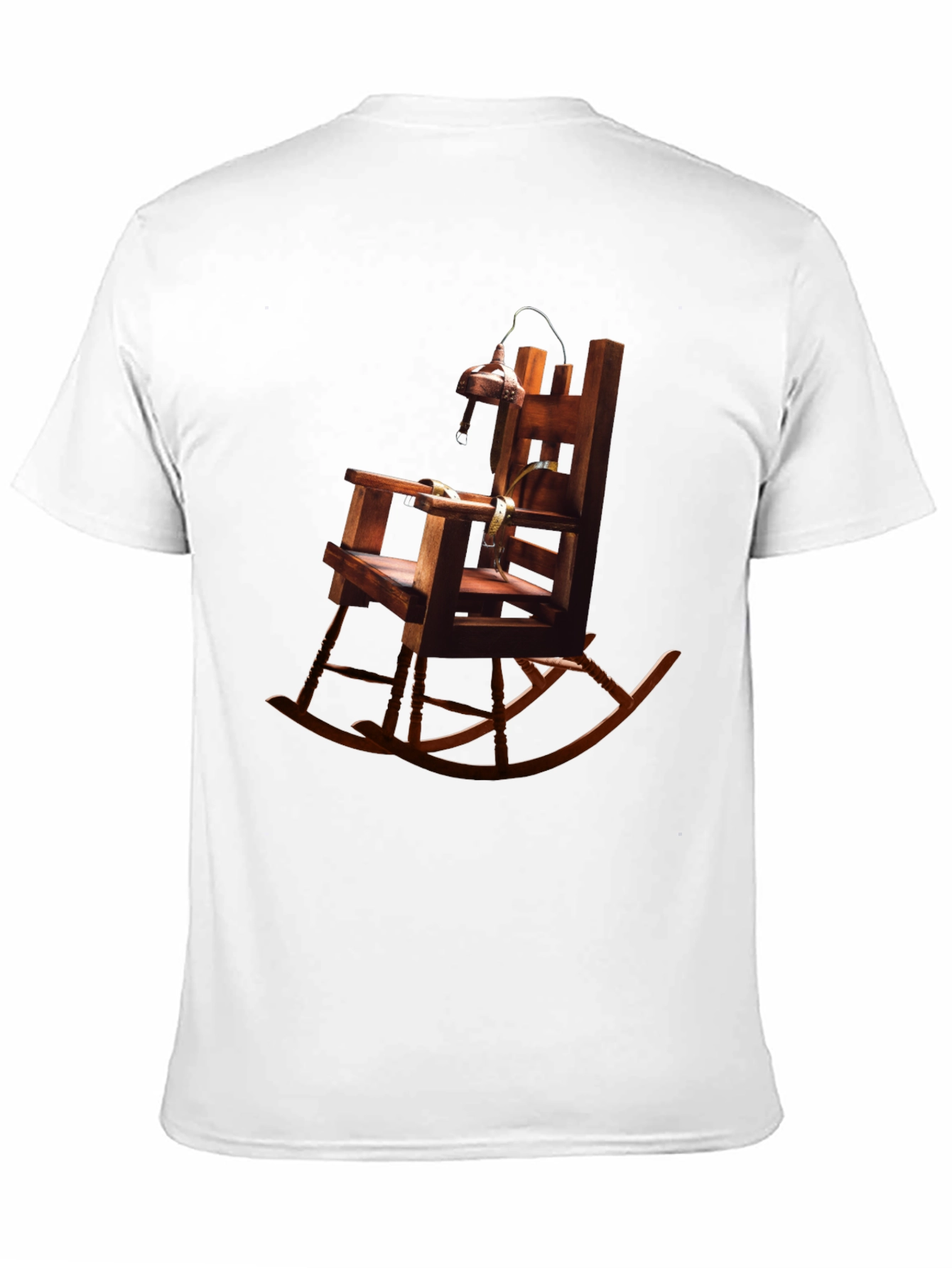 Black Electric Chair Graphic Tee view 11
