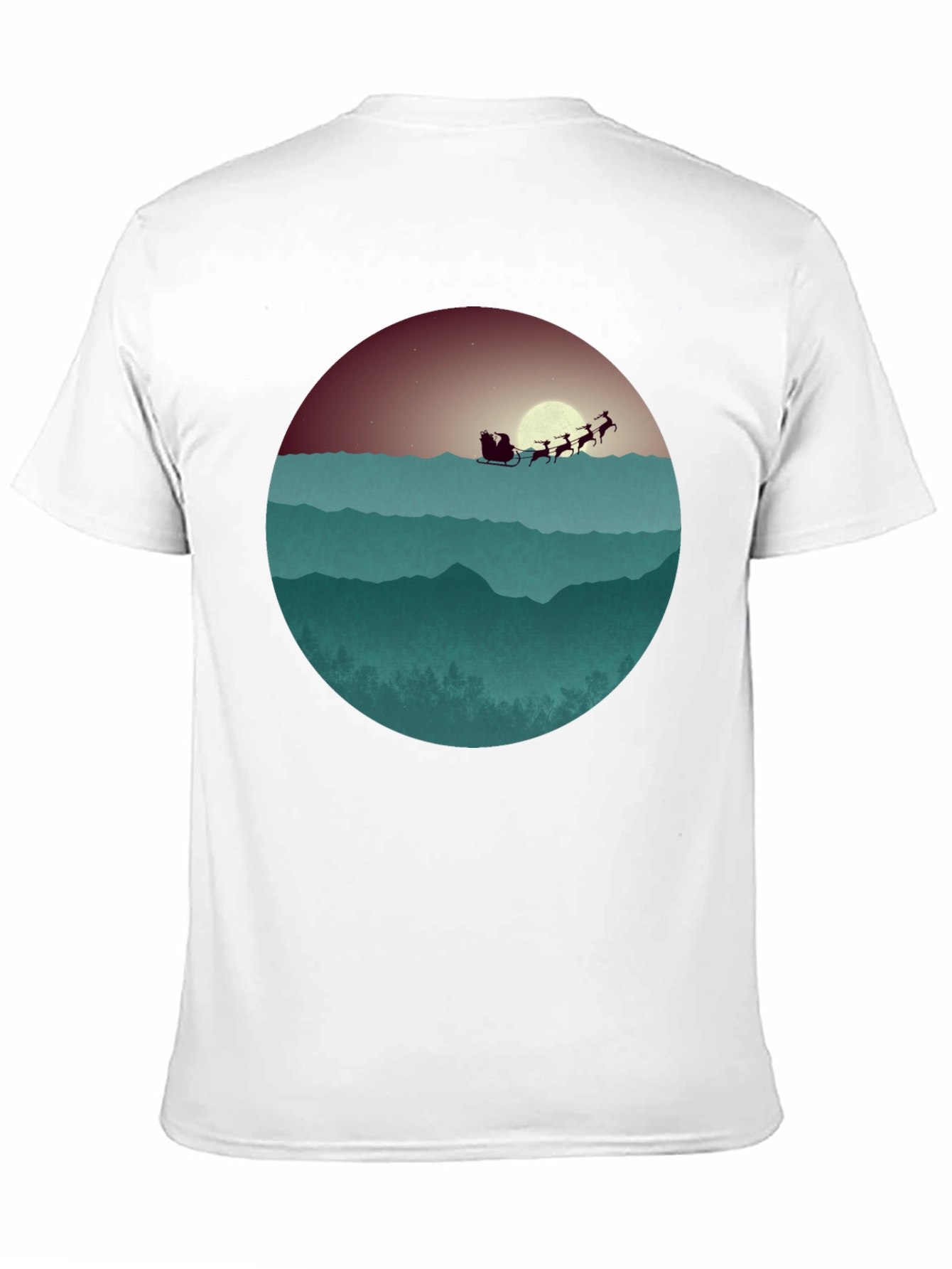 Santa's Sleigh Graphic Tee - Holiday Style - 11