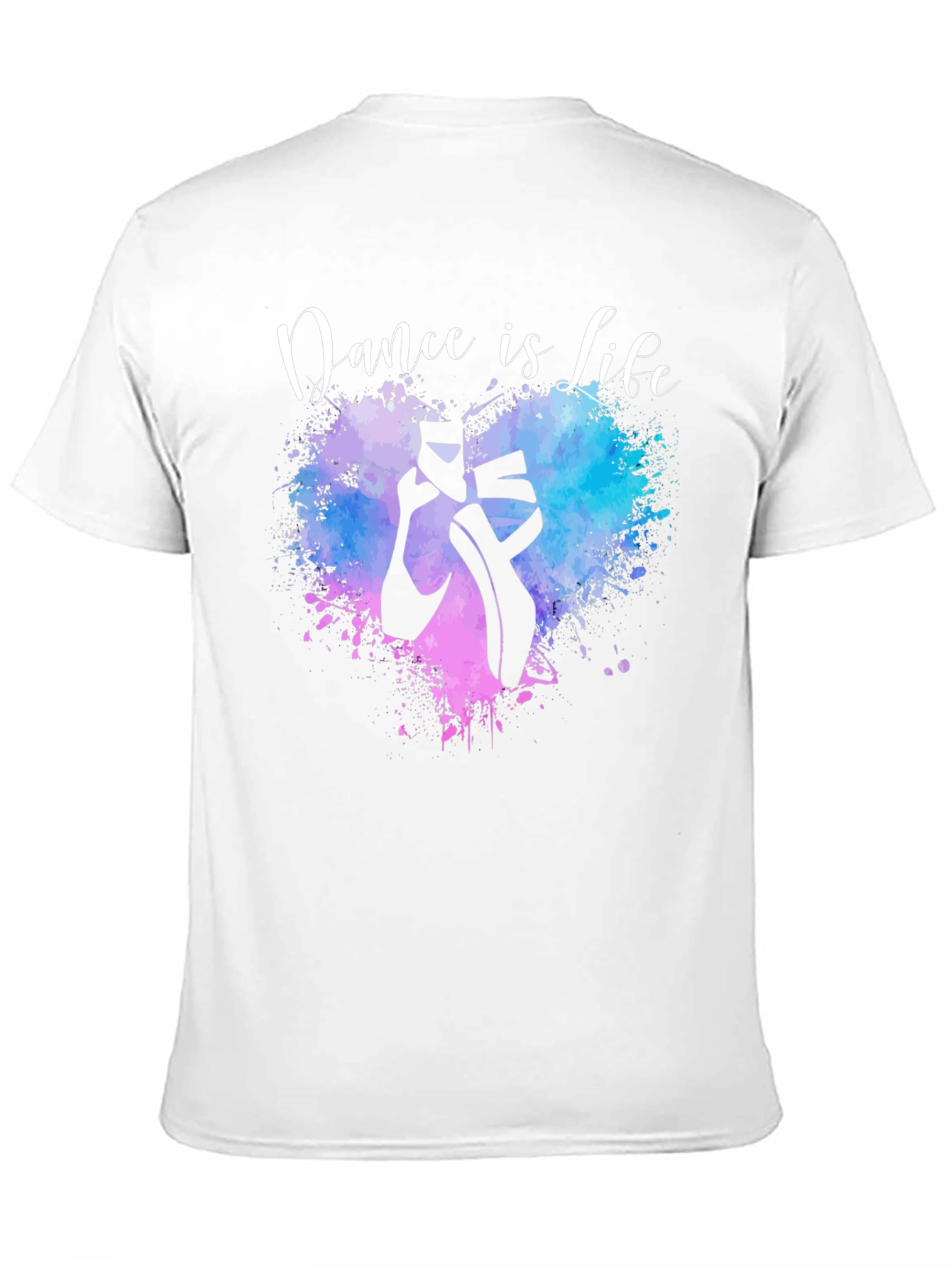 Black Dance is Life T-Shirt - Ballet Shoes Design view 11