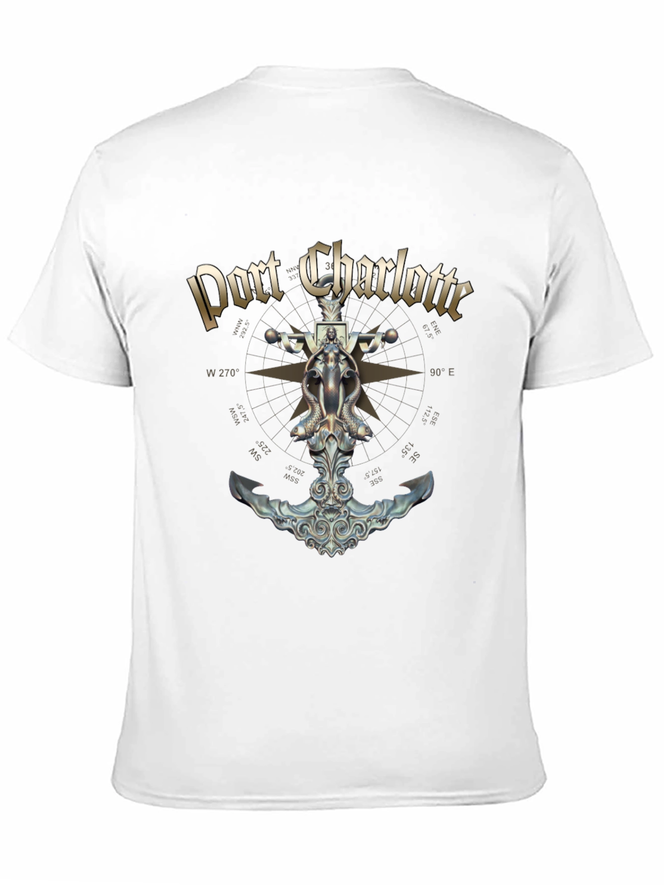 Black Port Charlotte Anchor Black T-Shirt view 11