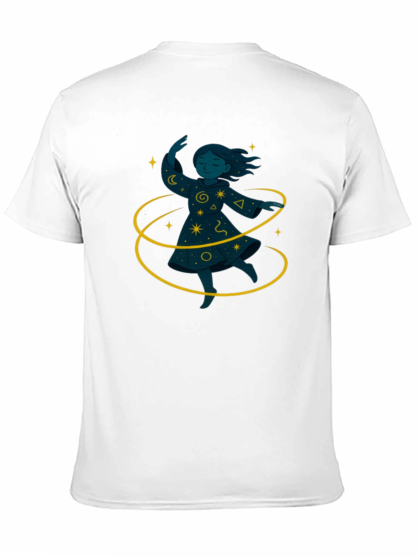 Black Magical Girl Graphic Black T-Shirt view 11