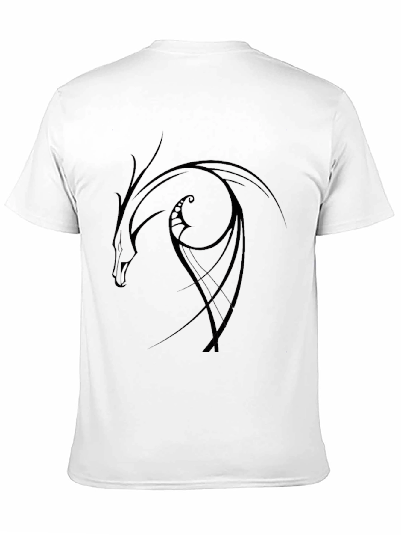 Black Black Dragon Graphic Tee - Stylish Men's T-Shirt view 11