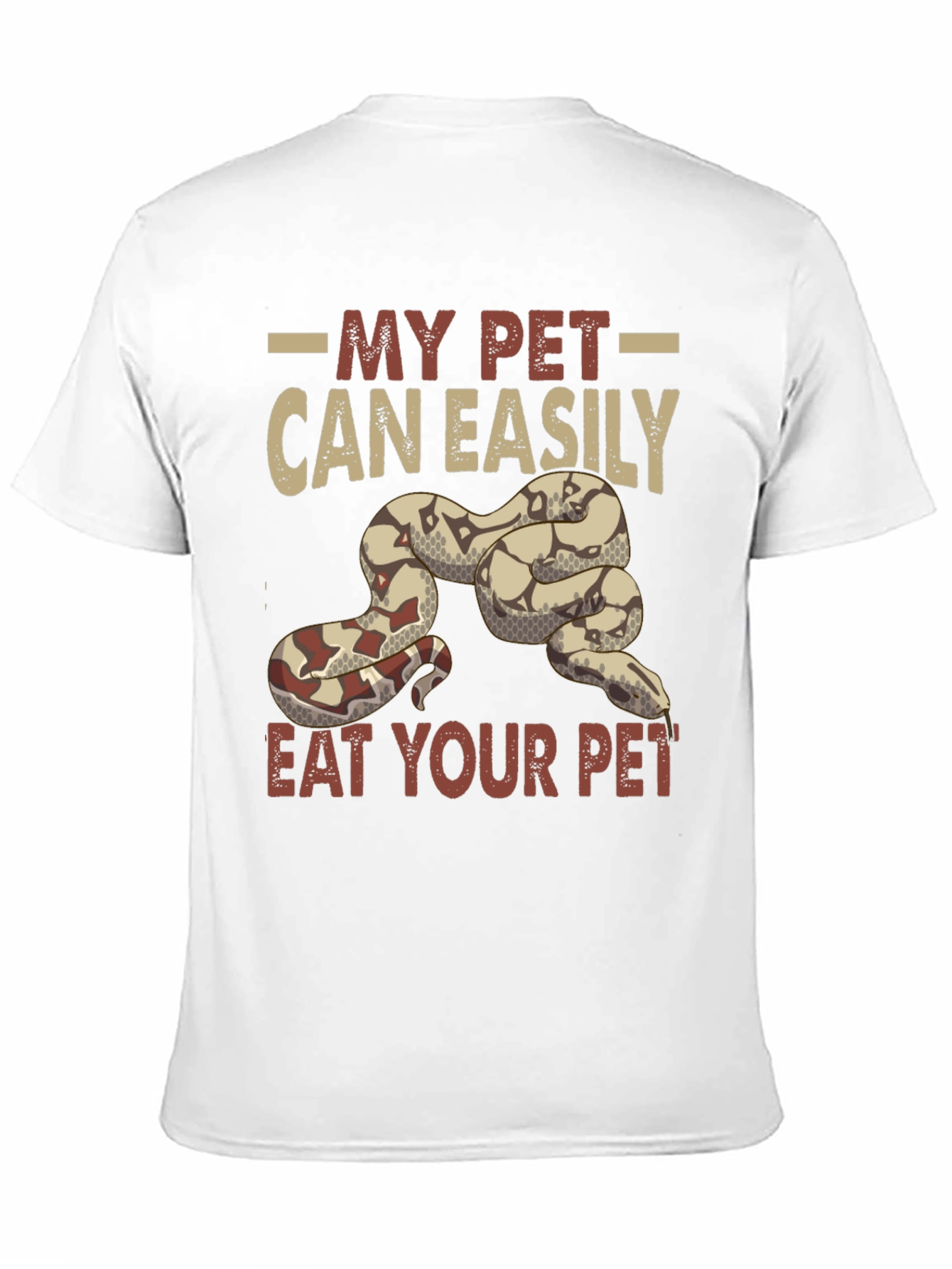 Black My Pet Can Easily Eat Your Pet T-Shirt view 11