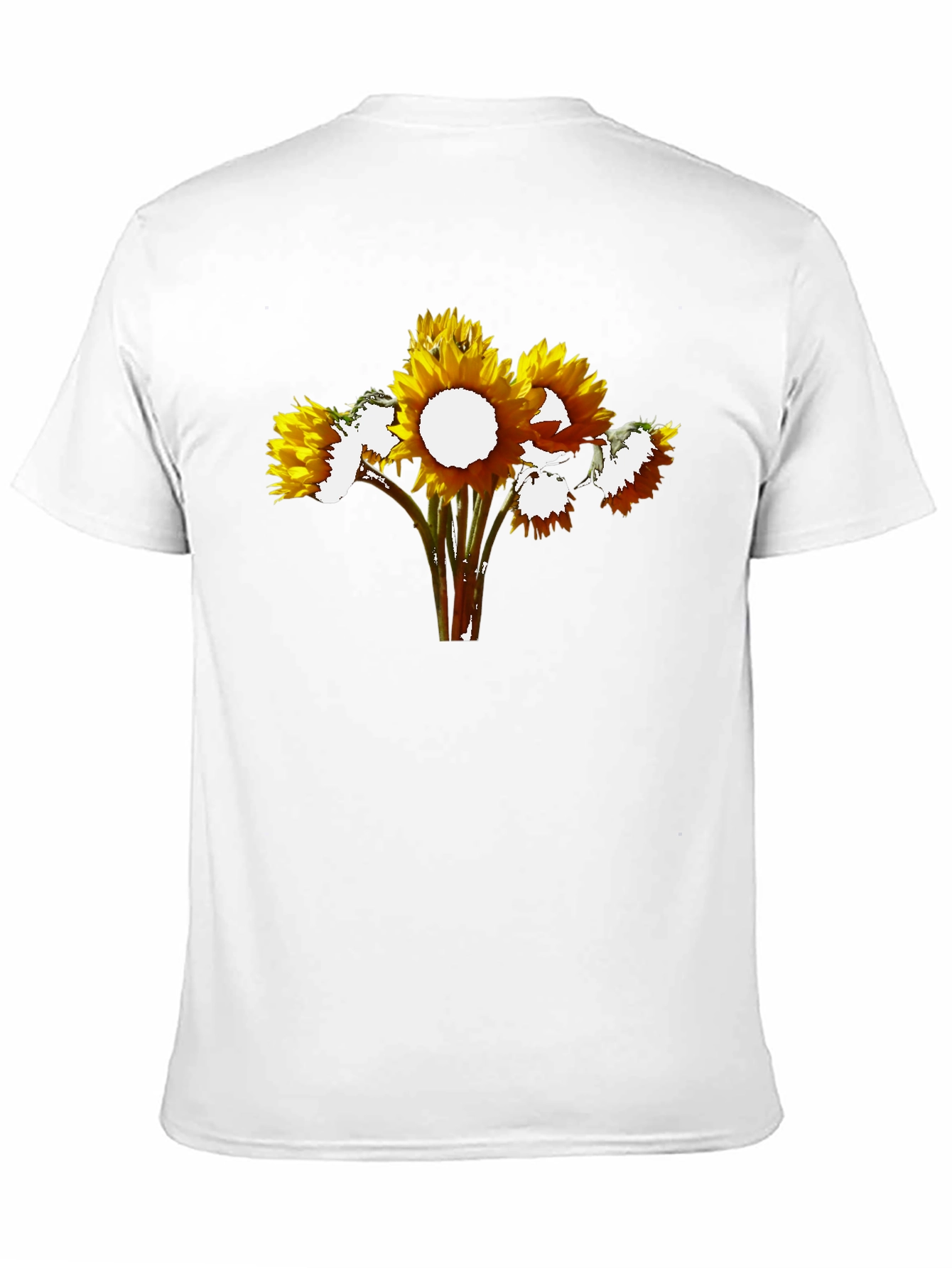 Black Sunflower Graphic Black T-Shirt view 11