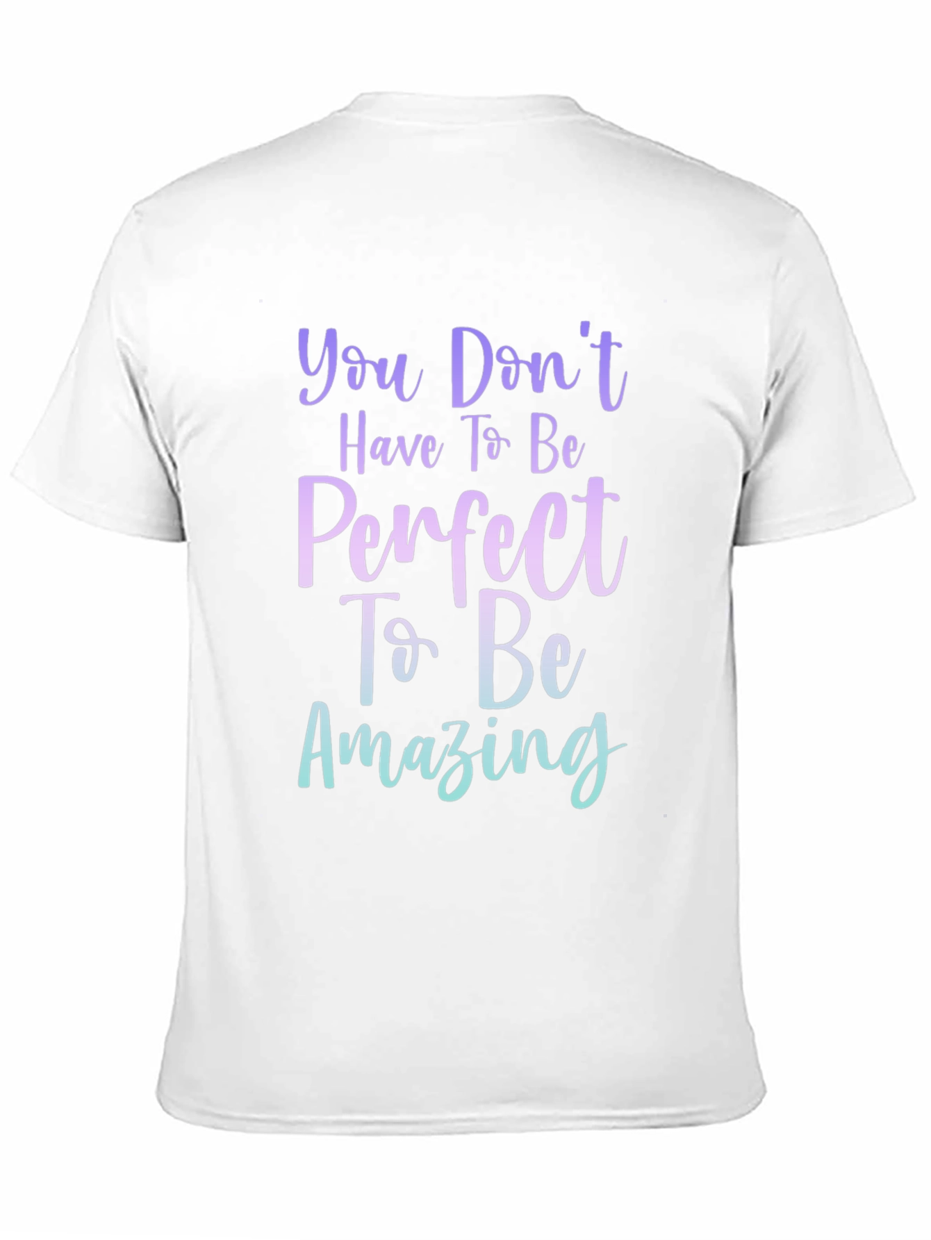 Black Inspirational Message Tee: Be Amazing view 11