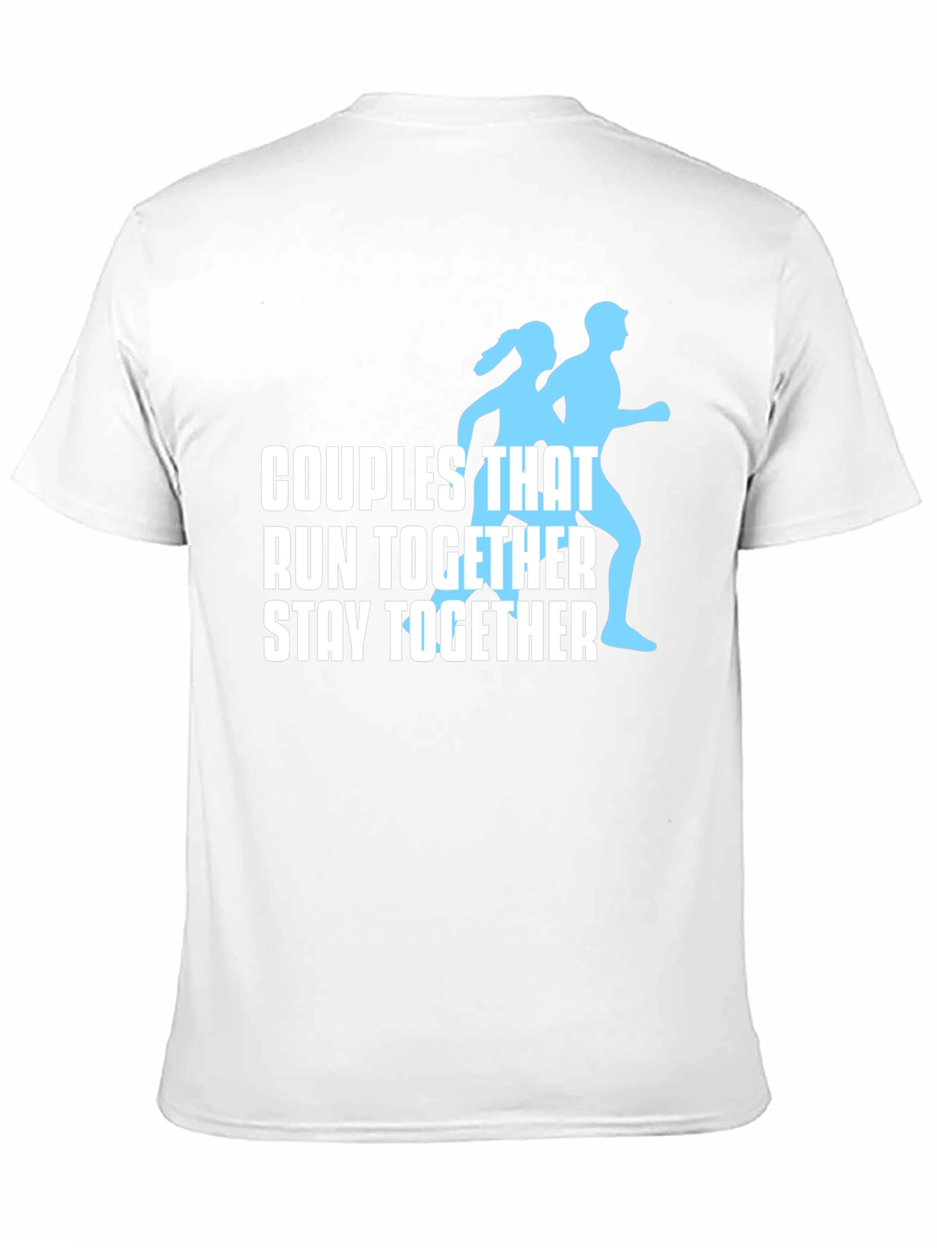 Black Couples That Run Together Stay Together T-Shirt view 11