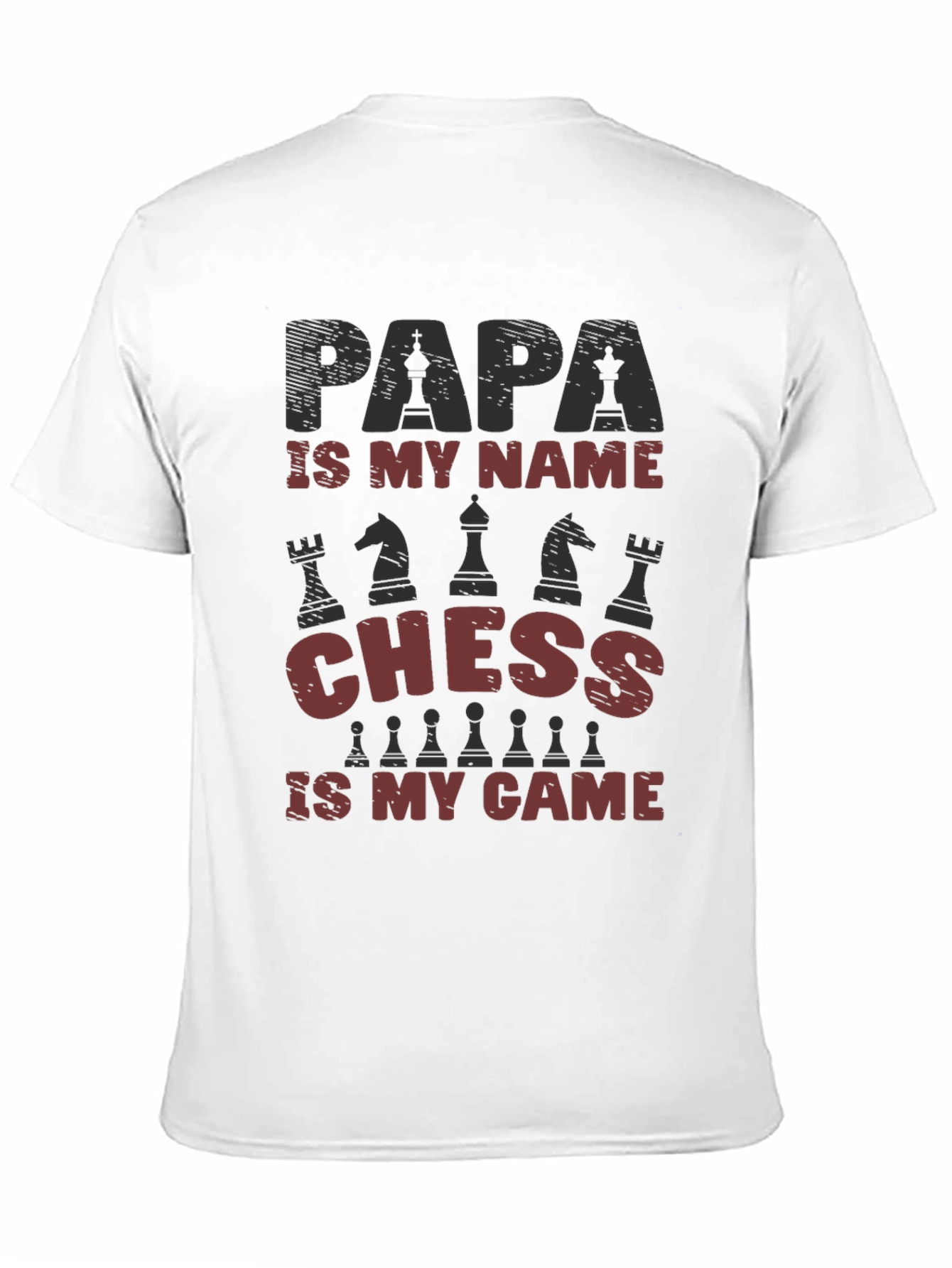 Papa Chess T-Shirt - Gift for Chess Lovers - 11