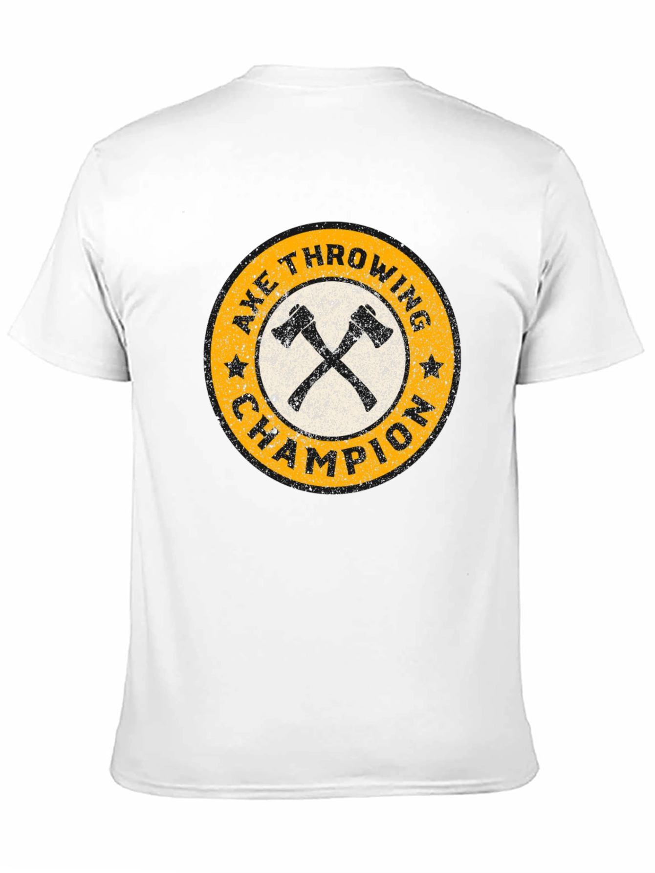 Black Axe Throwing Champion Graphic T-Shirt view 11