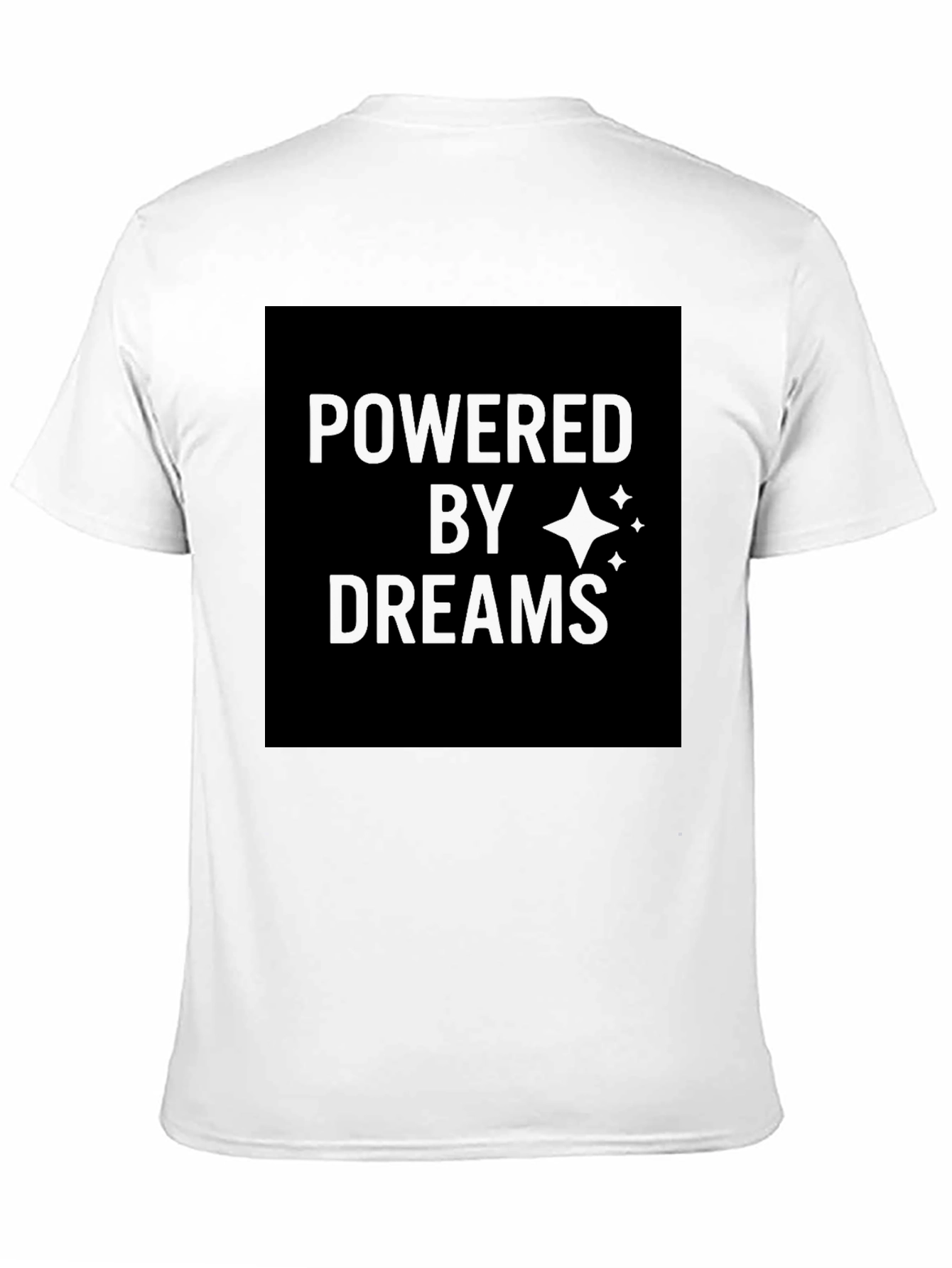 Black Powered by Dreams Black Graphic T-Shirt view 11