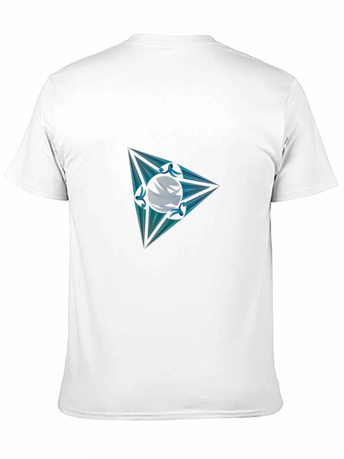 Men's Graphic Tee - Triangle Orb Design - 11