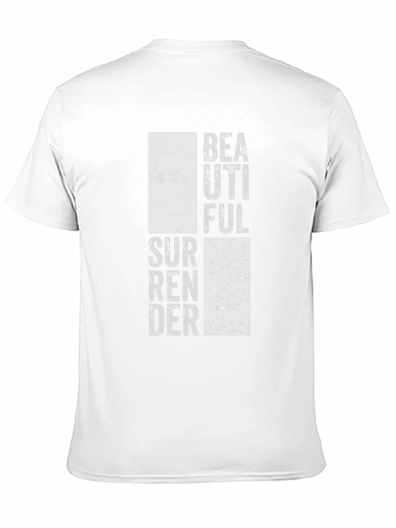 Black Beautiful Surrender Graphic Tee - Black Casual T-Shirt view 11