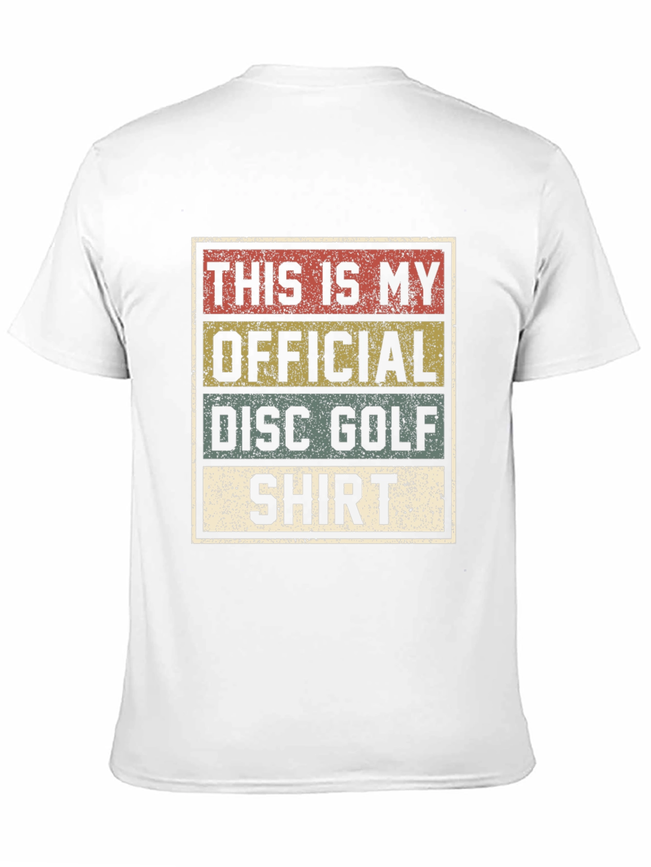 Black Official Disc Golf Shirt - Funny Frisbee Golf Tee view 11
