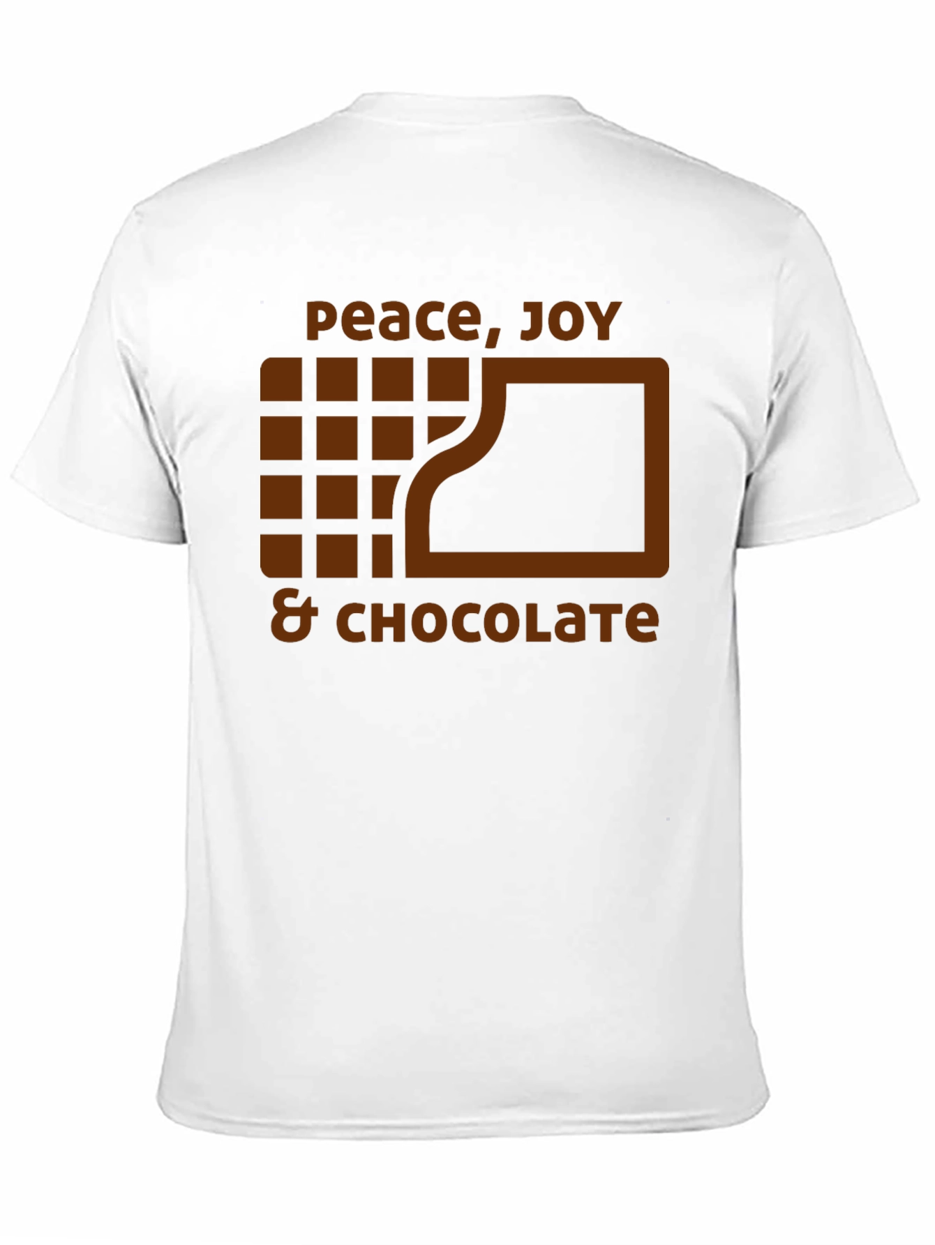 Black Peace, Joy, & Chocolate Graphic T-Shirt view 11