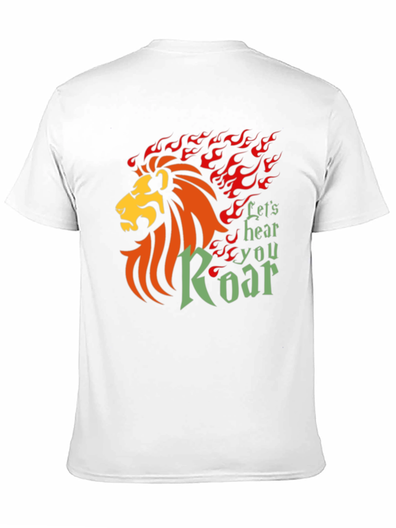 Black Lion Roar Graphic Tee - Bold Statement Shirt view 11