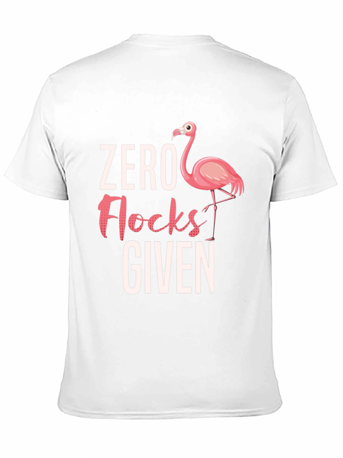 Black Zero Flocks Given Flamingo Graphic Tee view 11