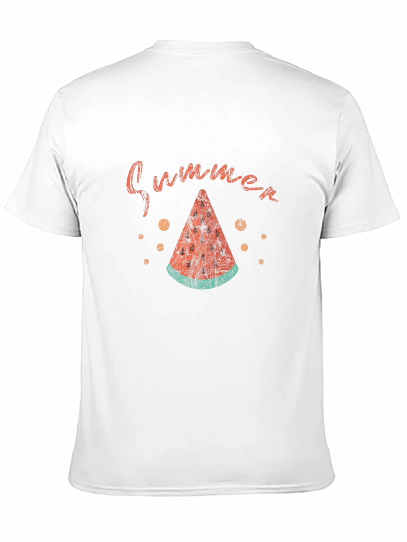 Black Summer Watermelon Graphic T-Shirt view 11