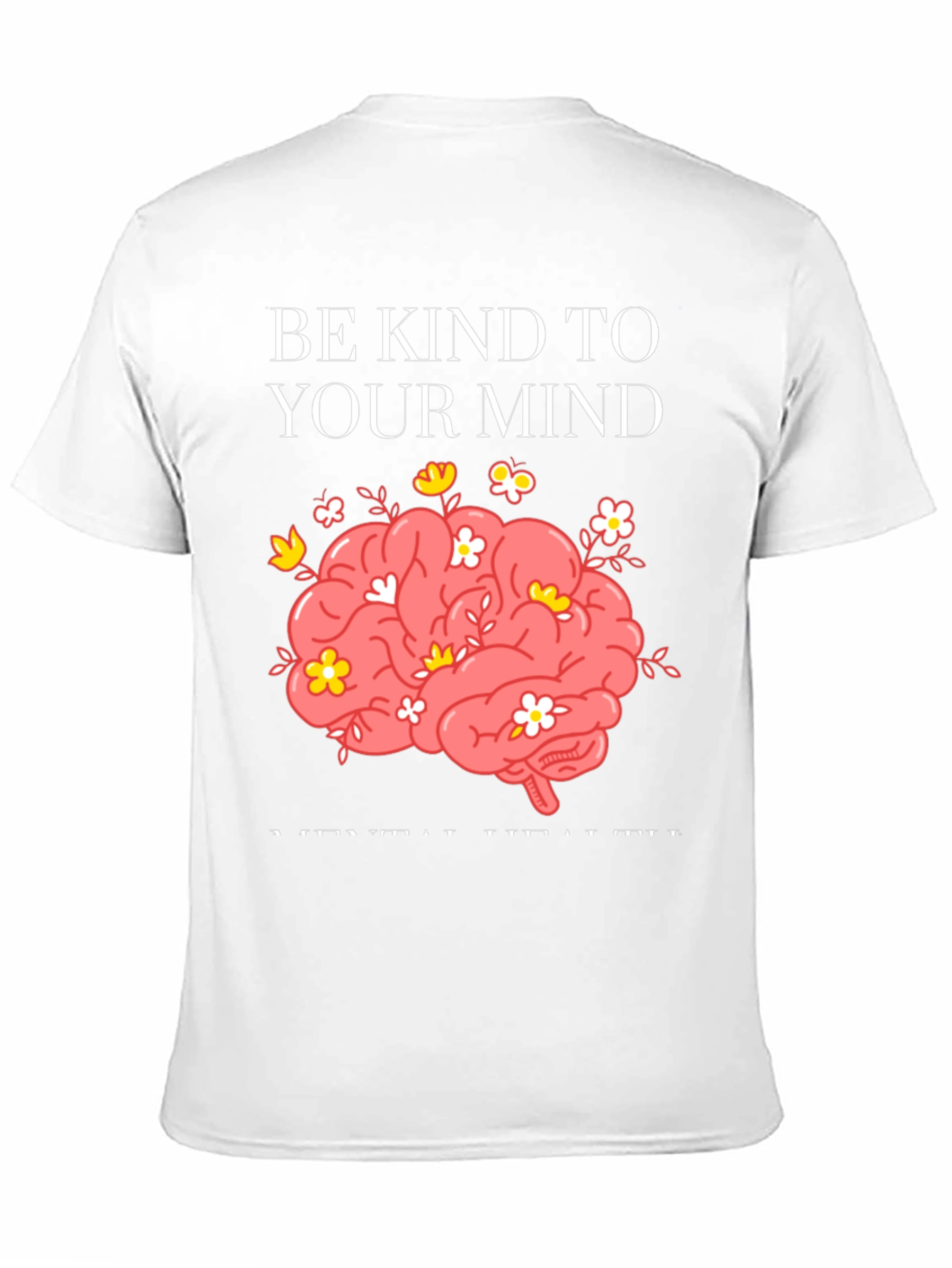 Black Be Kind To Your Mind Graphic Tee view 11