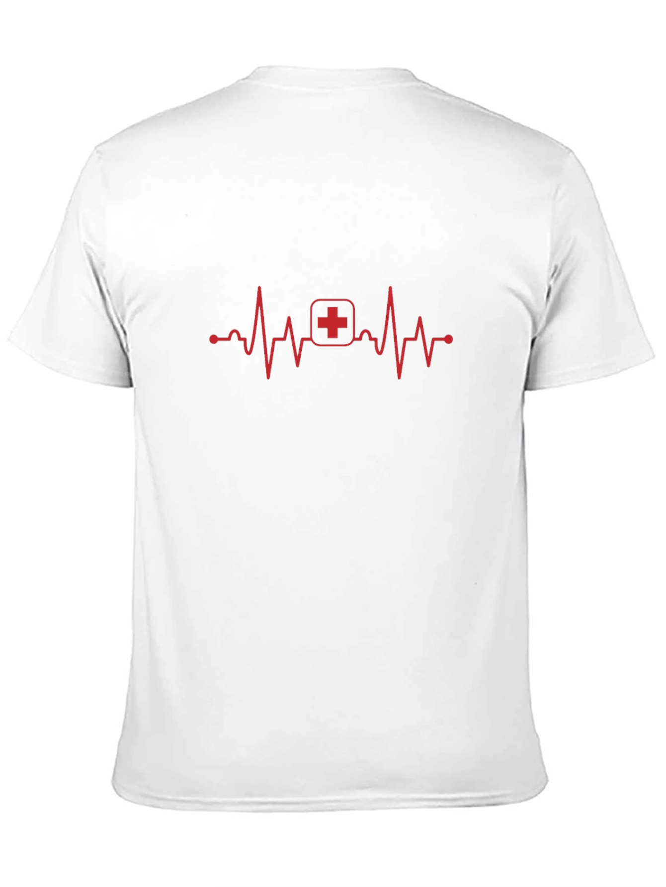 Black Heartbeat Lifeline Graphic Tee view 11