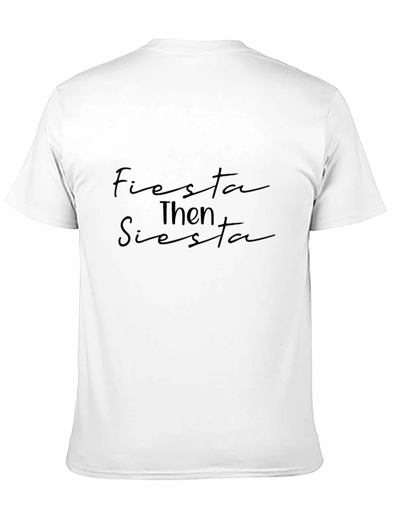 Black Fiesta Then Siesta Black T-Shirt view 11