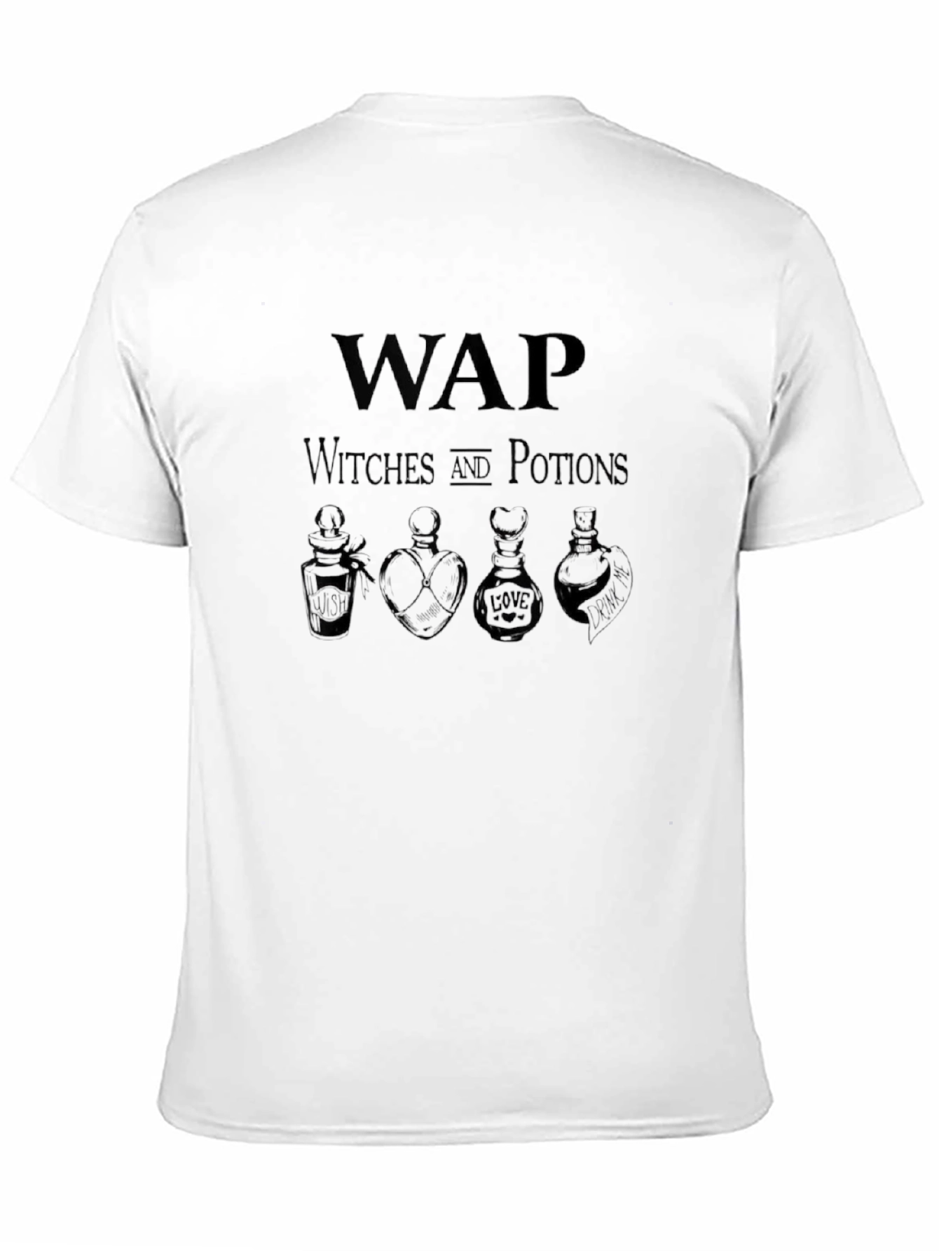 Black WAP Witches and Potions Black T-Shirt view 11