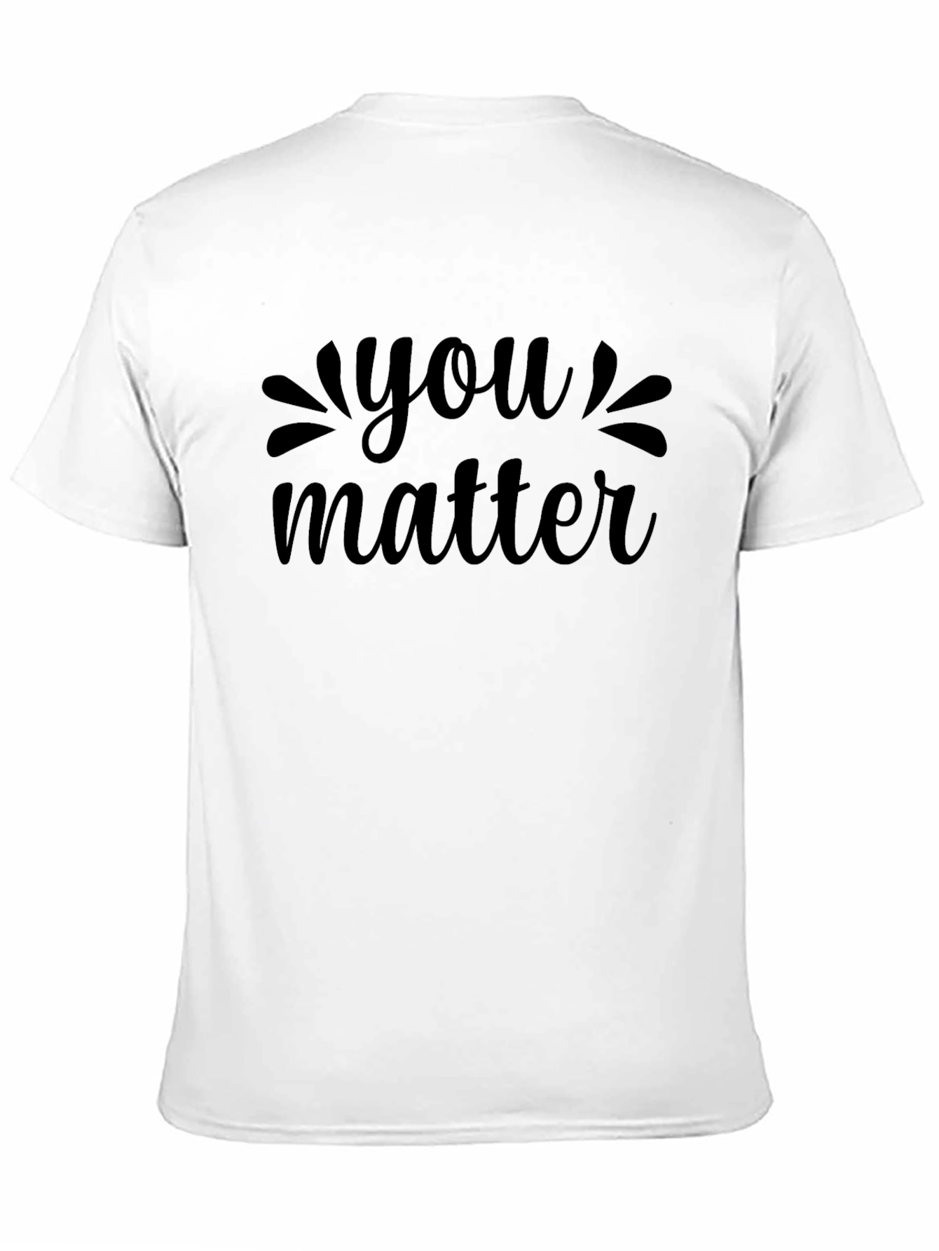 Black You Matter Graphic Tee - Black Comfort Fit T-Shirt view 11