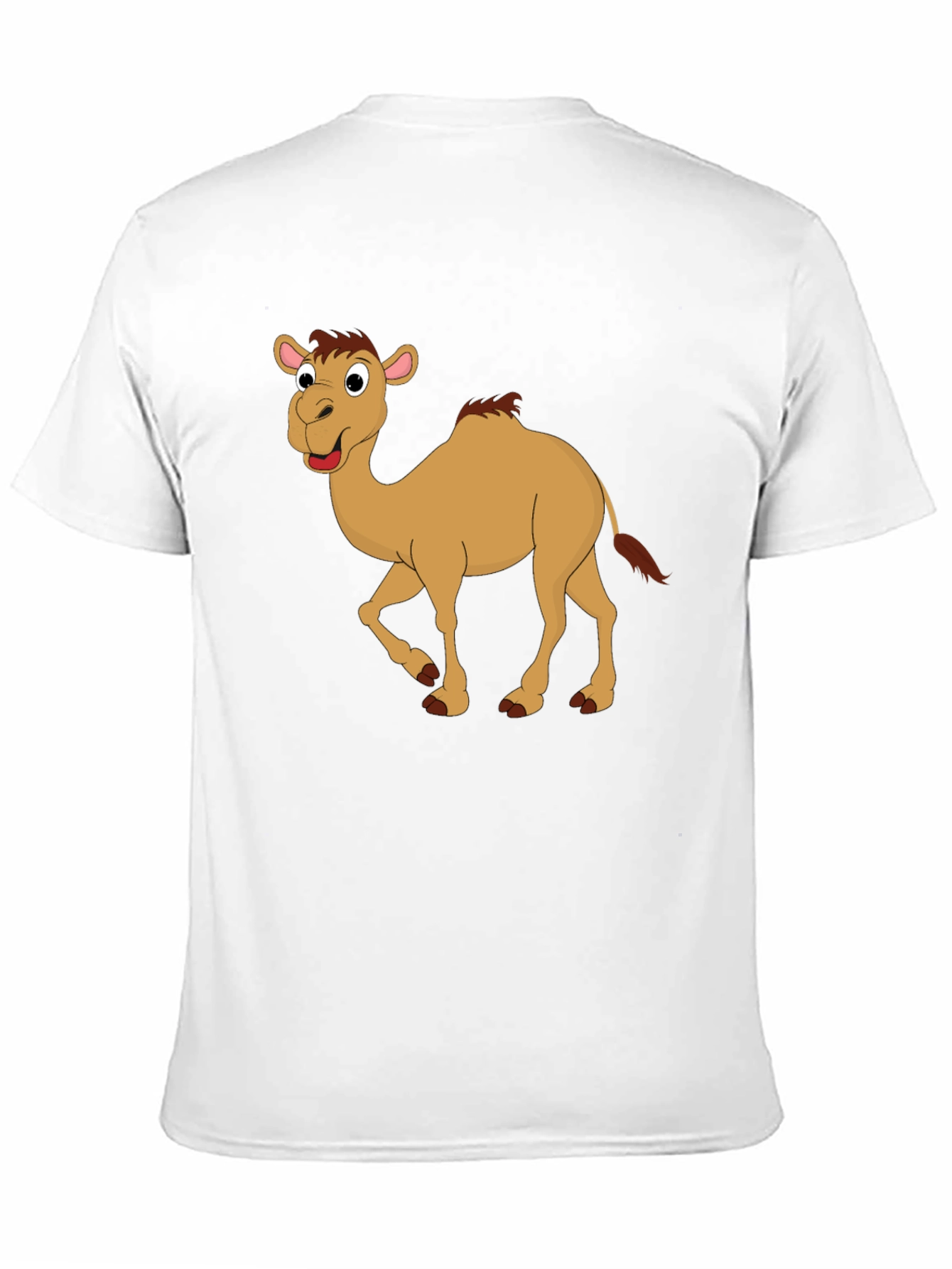 Black Camel Cartoon Black T-Shirt view 11