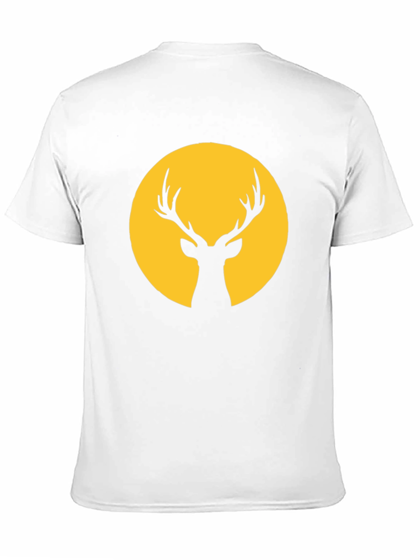 Black Deer Silhouette Graphic Tee view 11