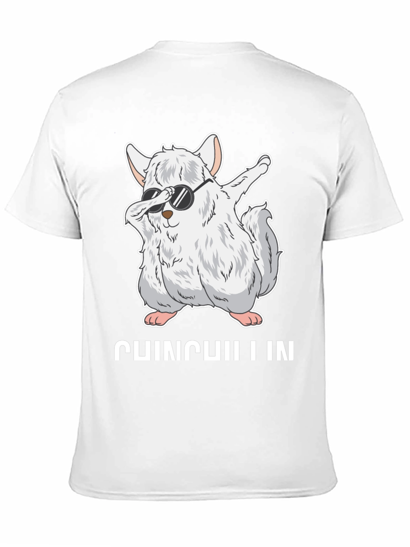 Black Chinchilla Dabbing T-Shirt - Funny Animal Tee view 11
