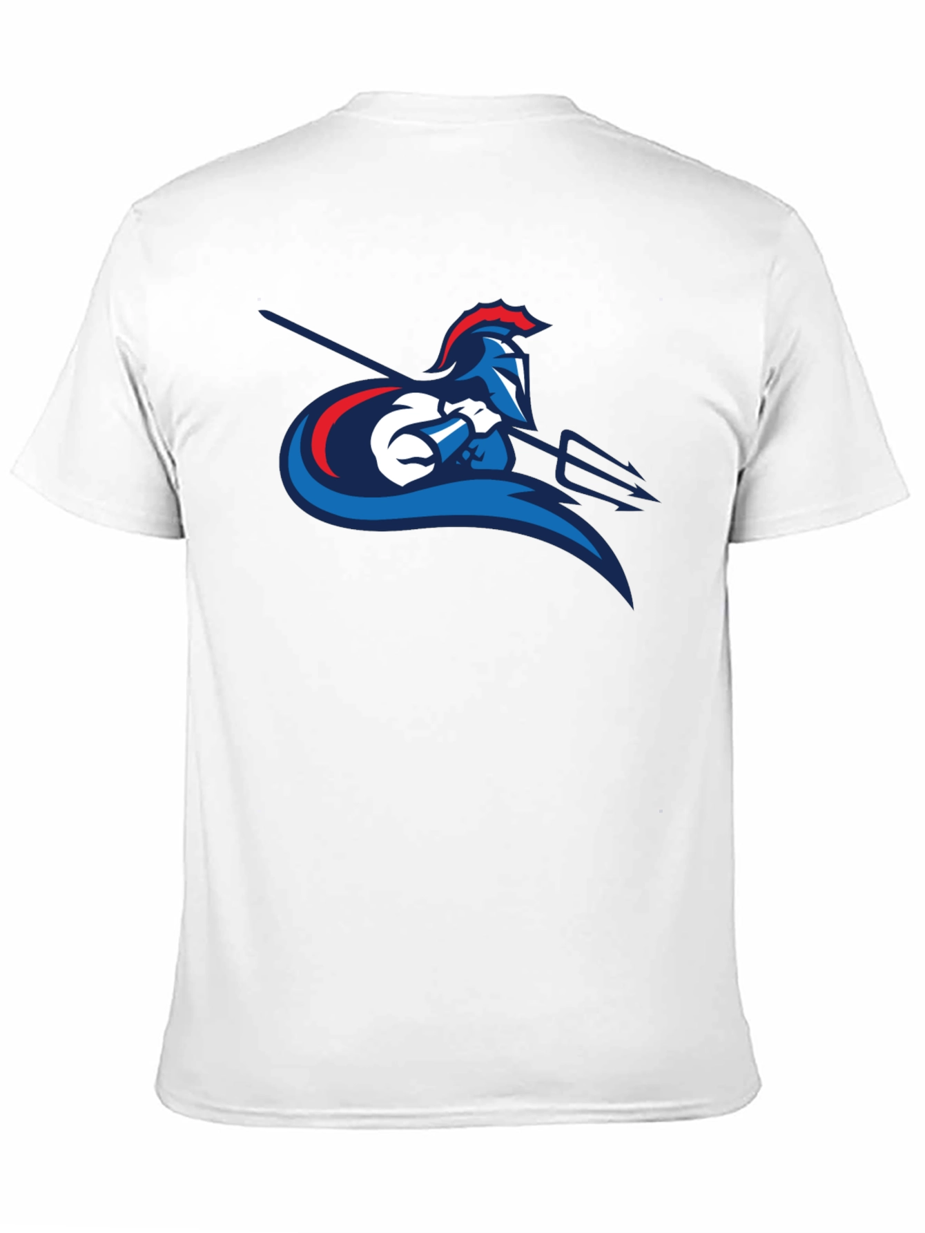 Black Spartan Warrior Graphic Tee - Black Cotton T-Shirt view 11