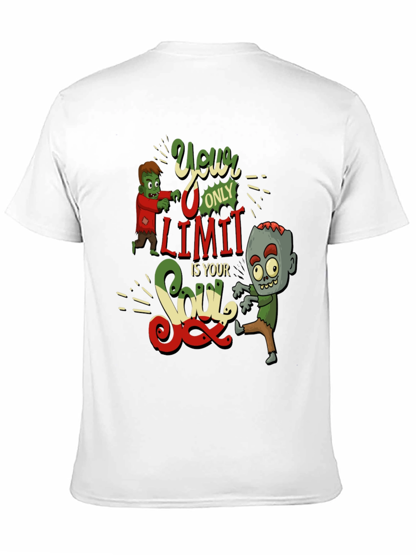 Black Zombie Soul Graphic Tee - Unleash Your Inner Undead! view 11